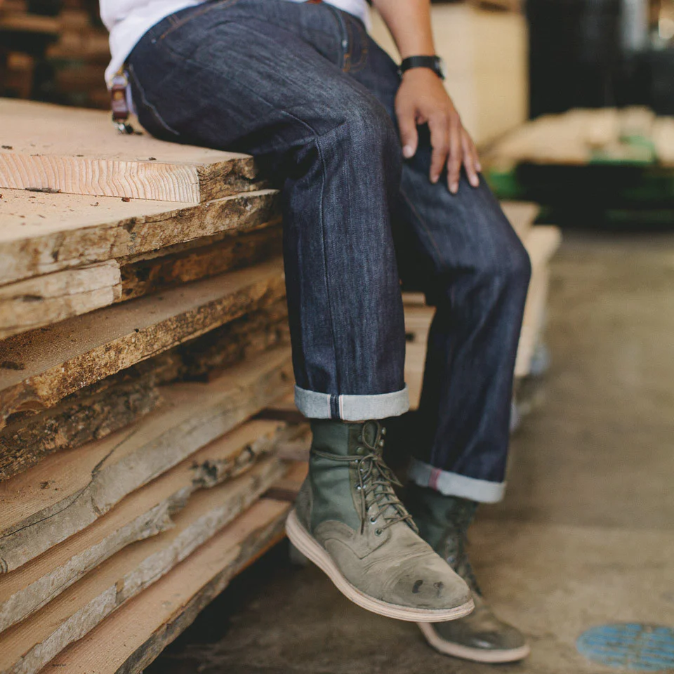 The Democratic Jean in Shuttle Loomed Italian Selvage Denim - Image 2