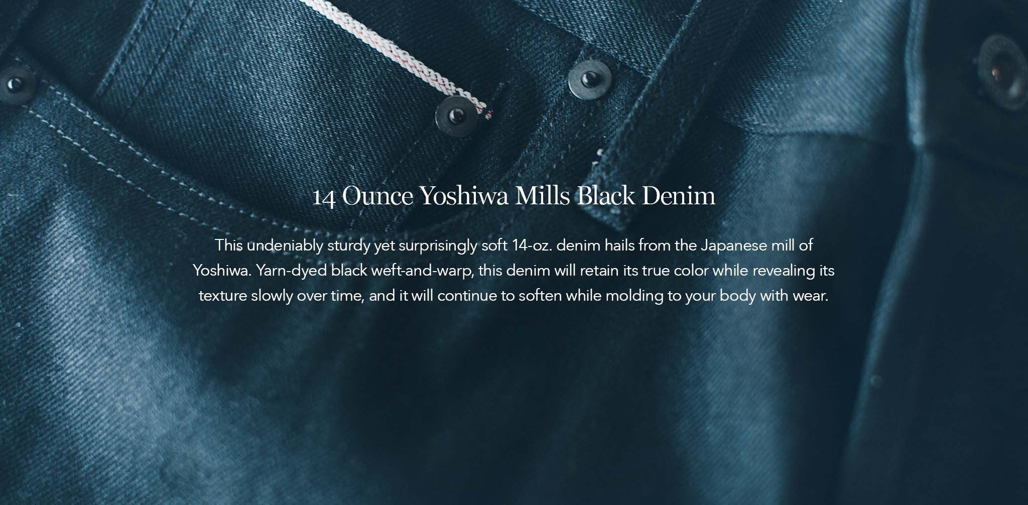 The Slim Jean in Yoshiwa Mills Black Selvage - Image 9