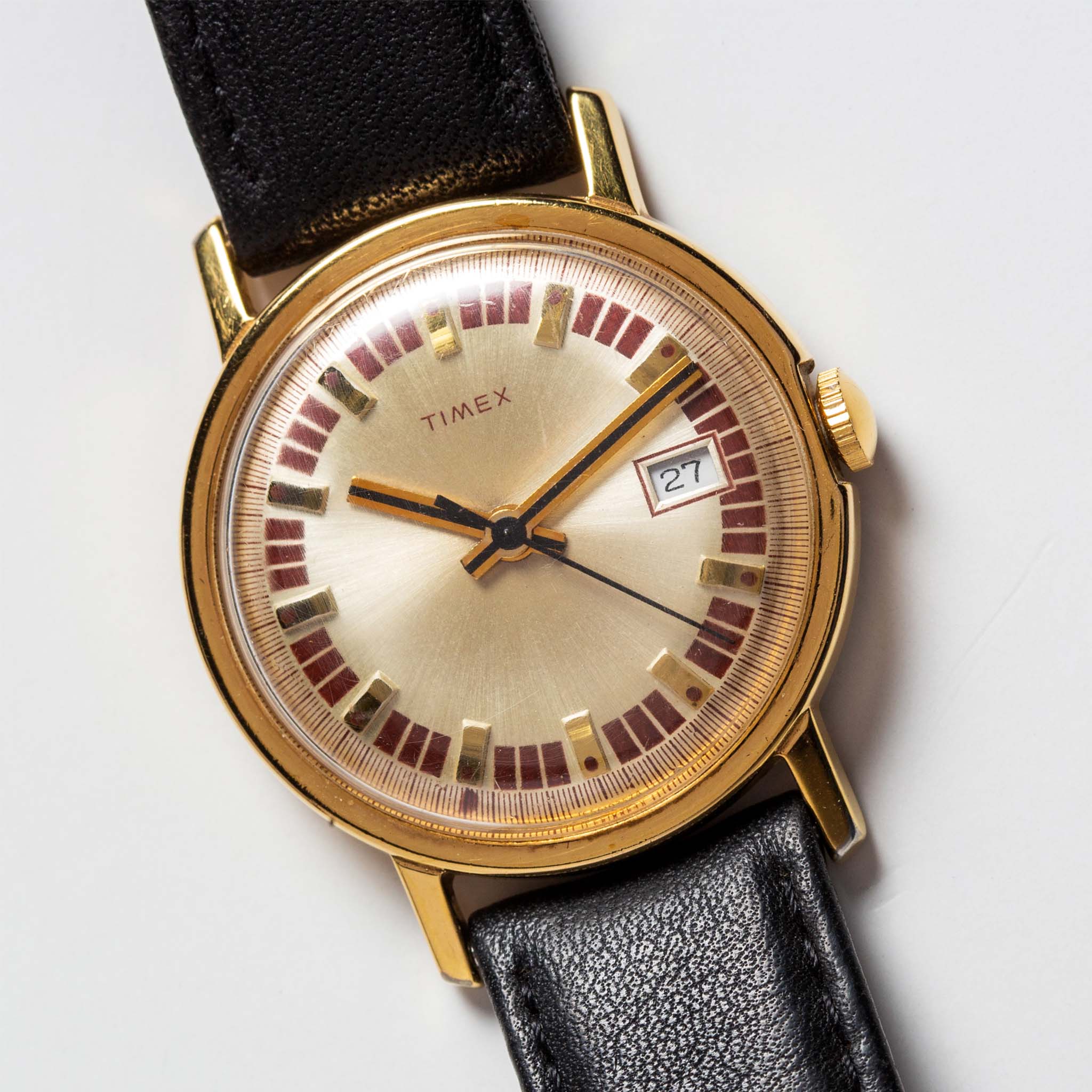 1974 Timex Mercury Calendar Gold - Image 3