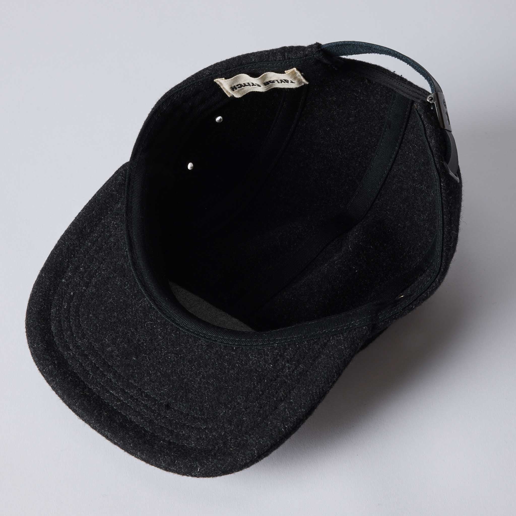 The 5-Panel Cap in Heather Coal Wool Blend - Image 5