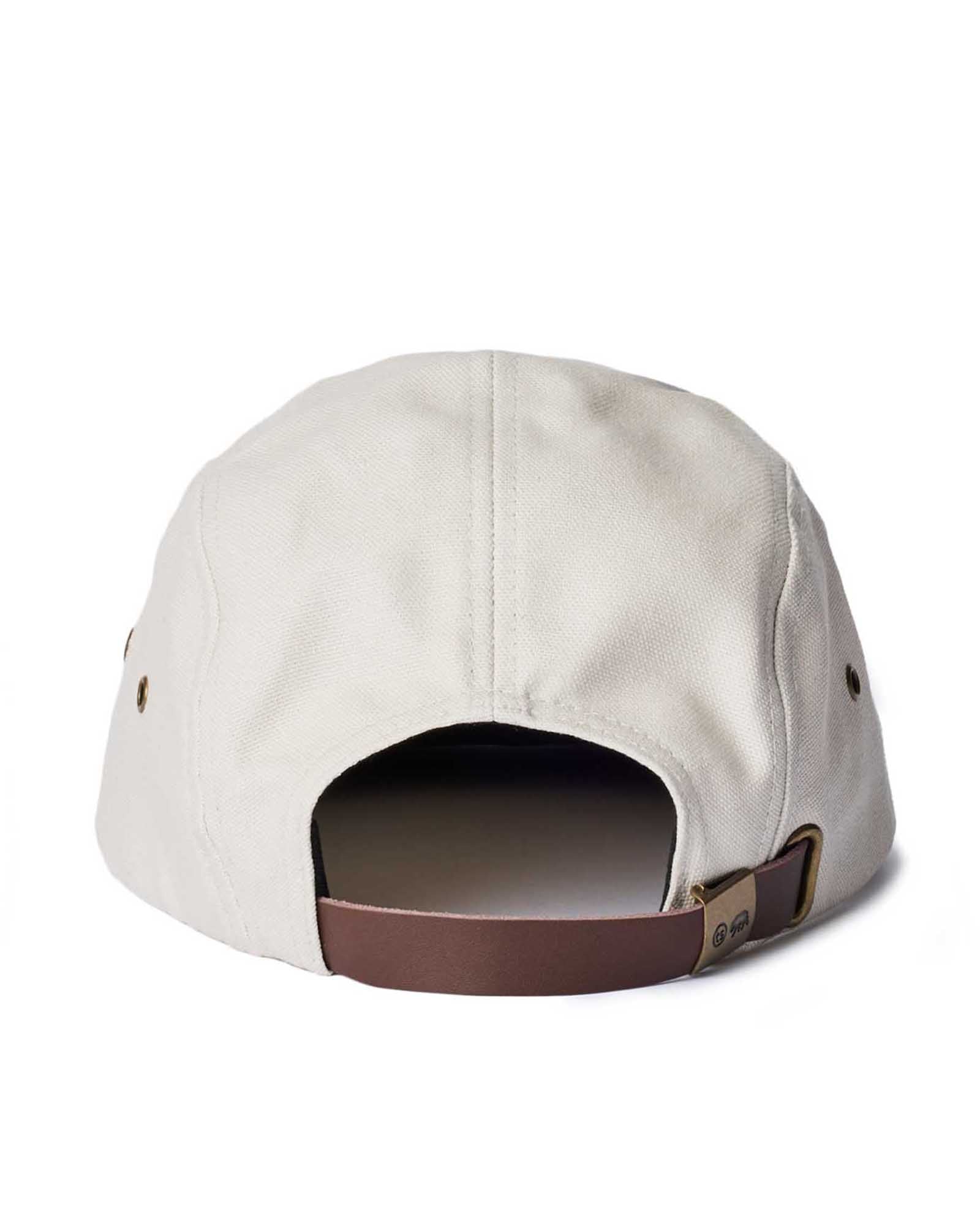 The 5-Panel Cap in Stone Pigment Canvas - Image 6