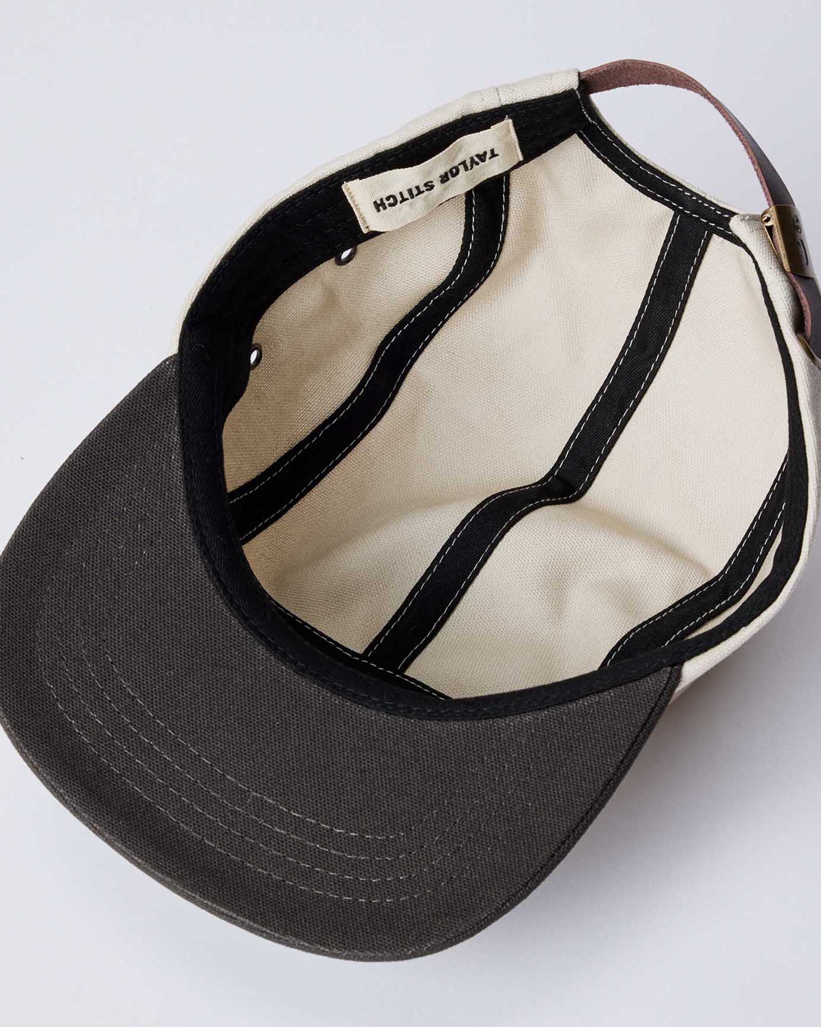 The 5-Panel Cap in Stone Pigment Canvas - Image 7