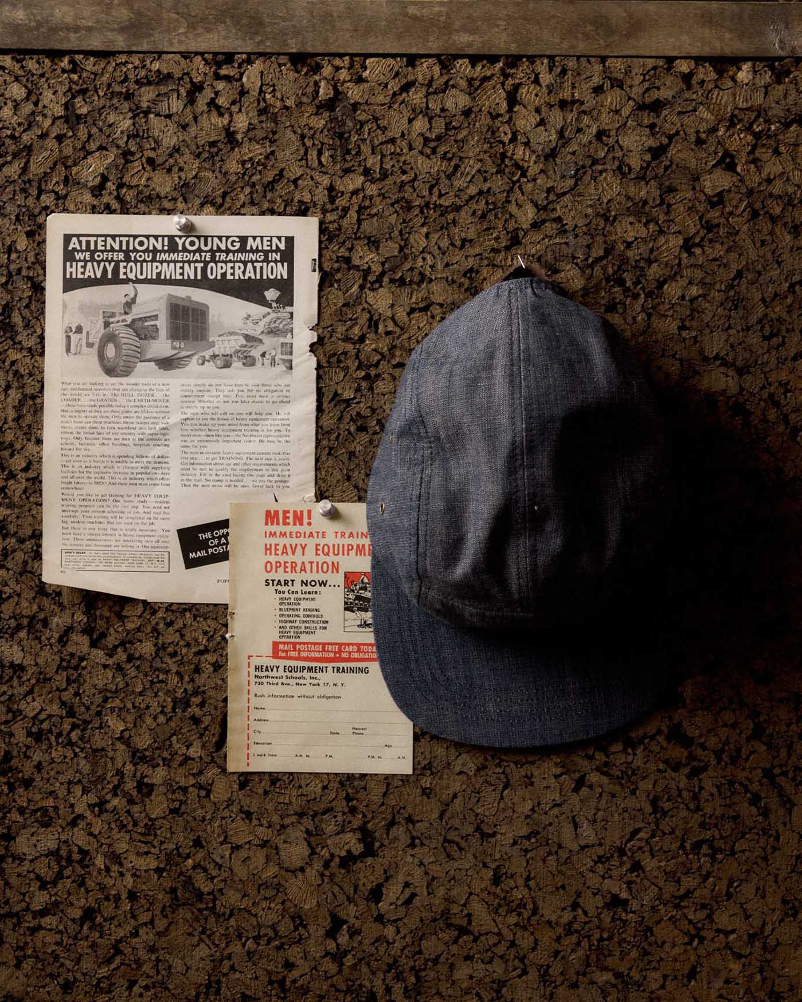 The 5-Panel Cap in Washed Indigo - Image 4