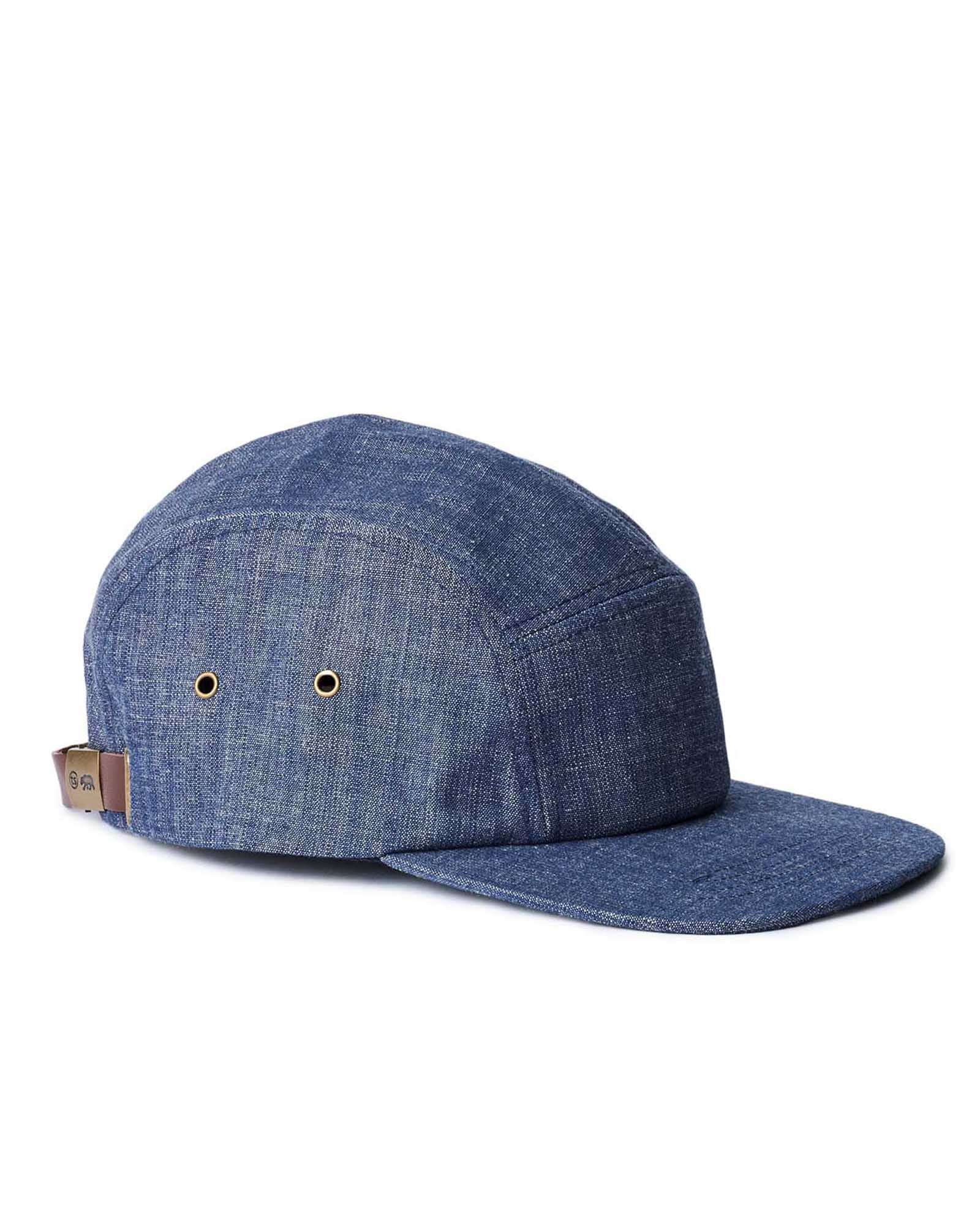 The 5-Panel Cap in Washed Indigo - Image 5