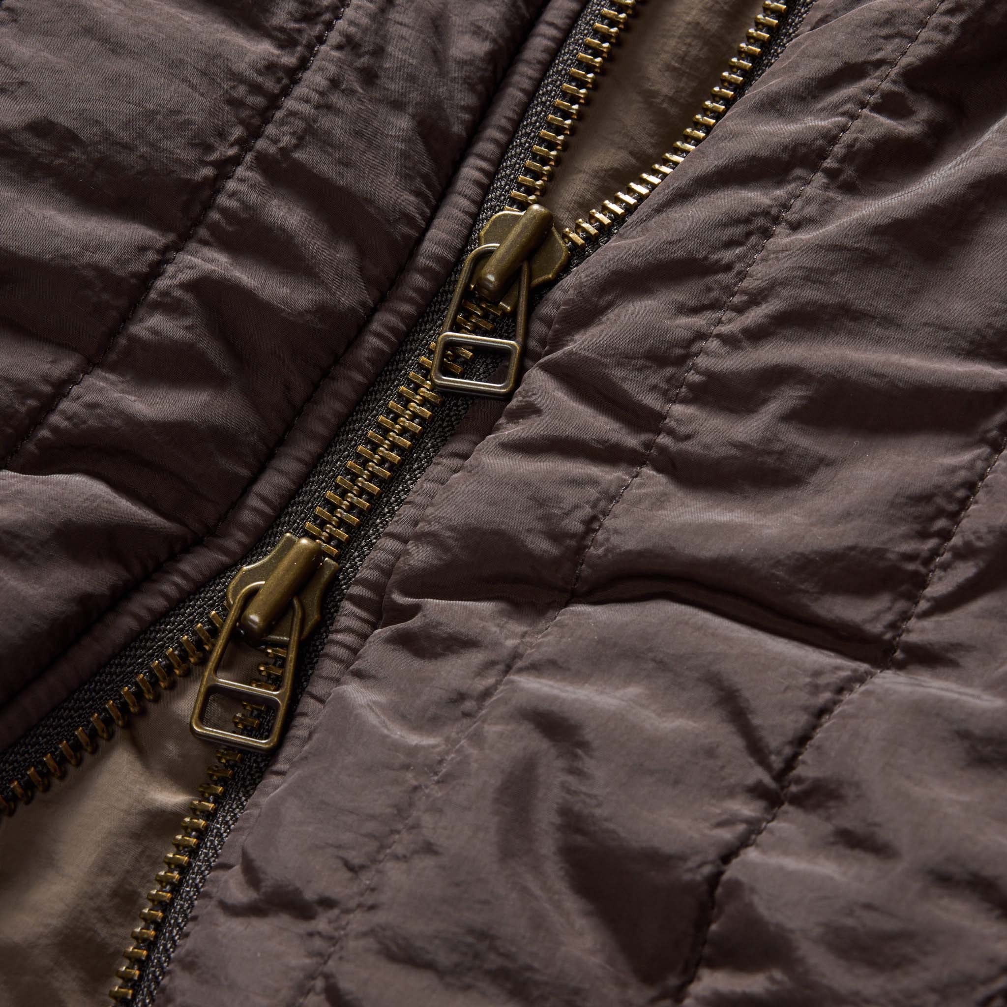 The Able Jacket in Soil Quilted Nylon - Image 7