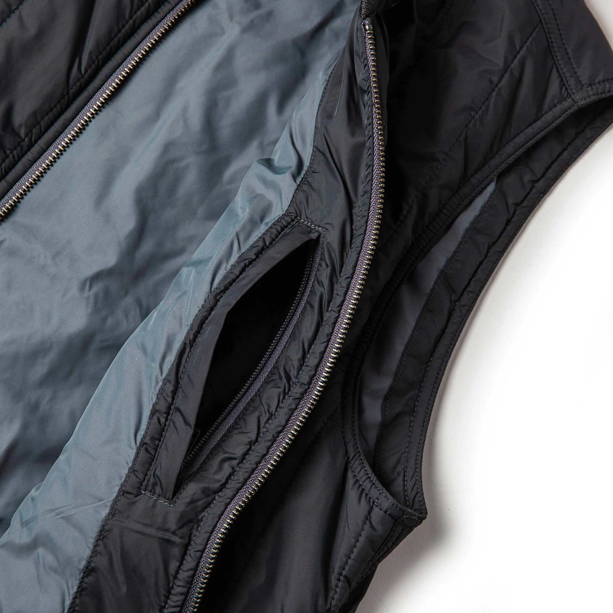The Able Vest in Quilted Charcoal - Image 6