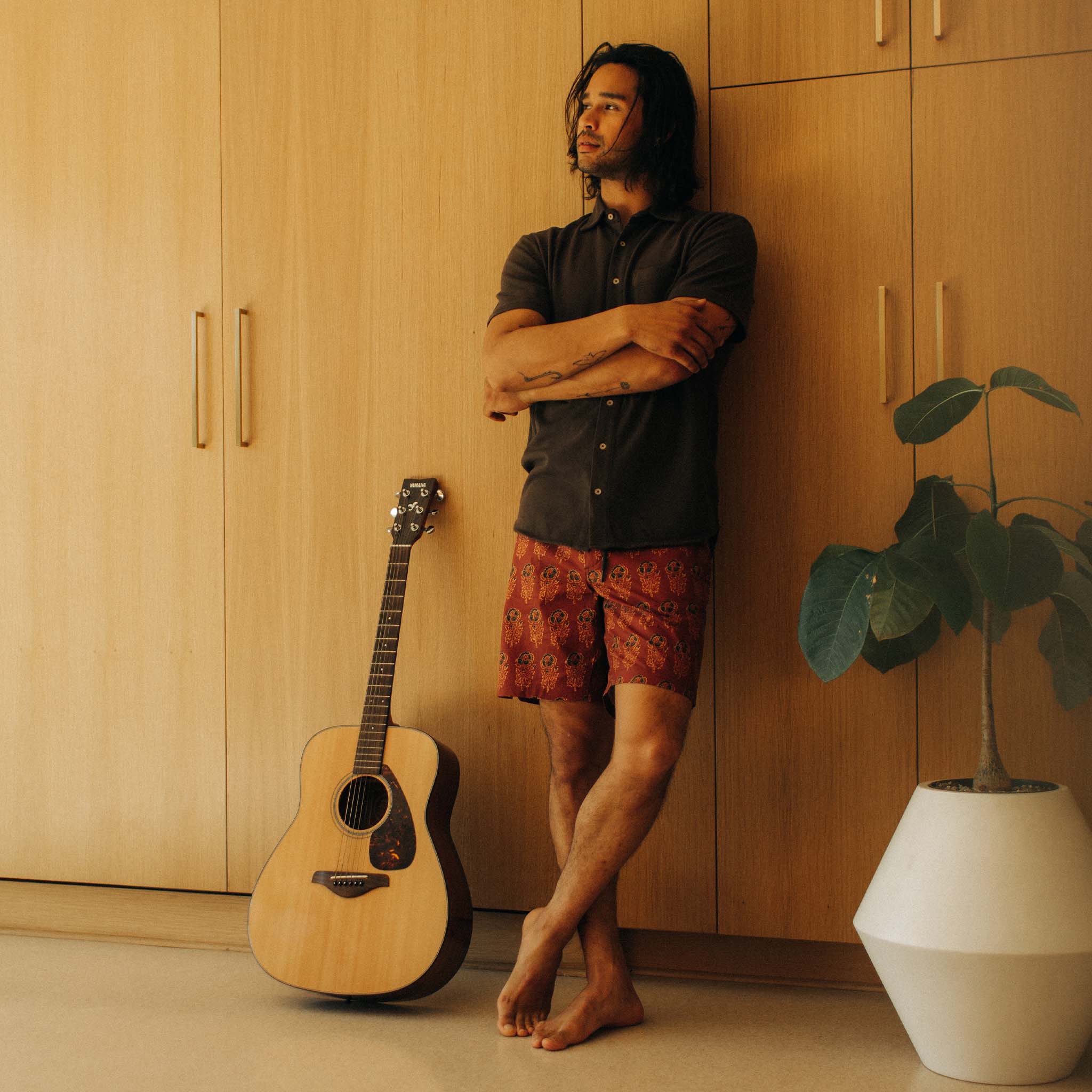 The Adventure Short in Rust Floral - Image 2
