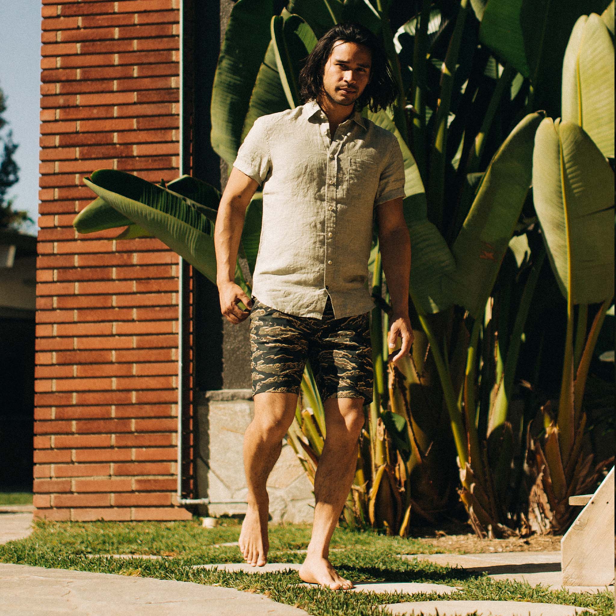 The Adventure Short in Tiger Camo - Image 2
