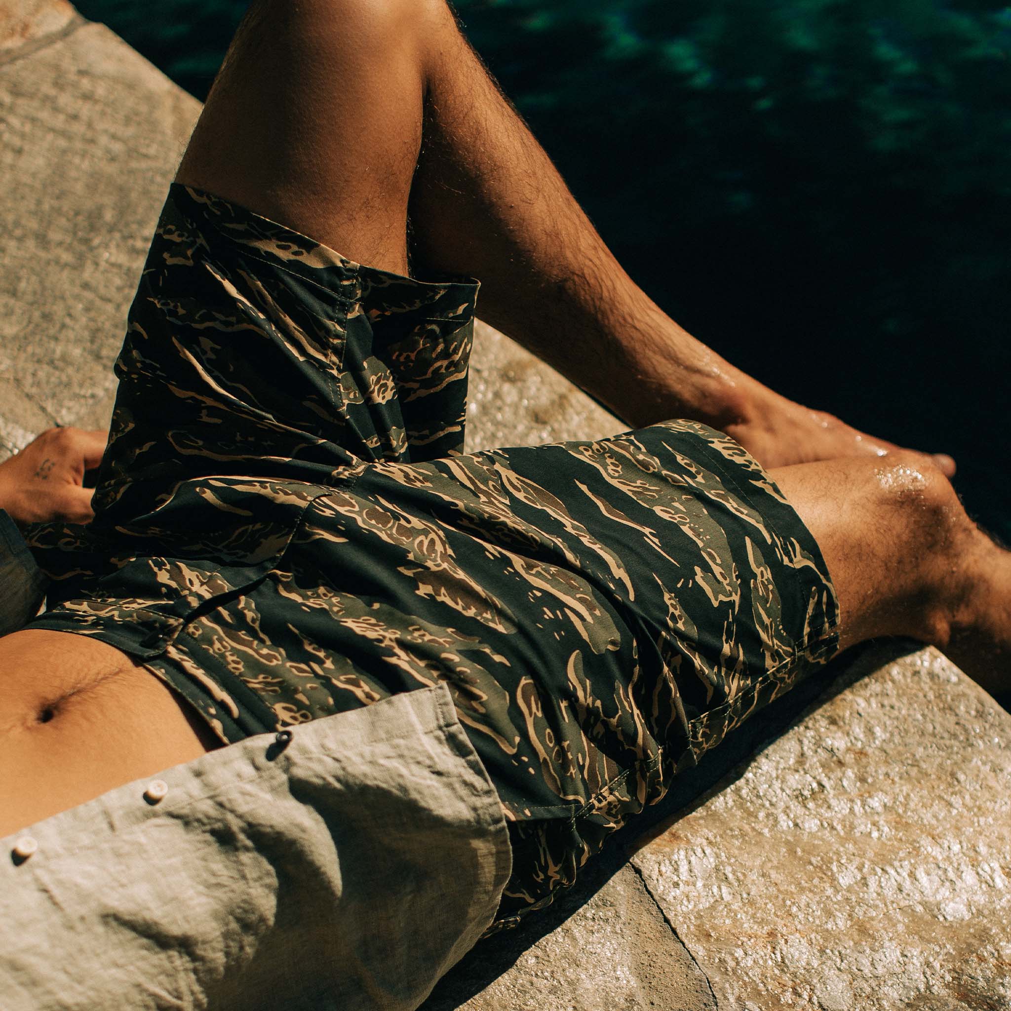 The Adventure Short in Tiger Camo - Image 4