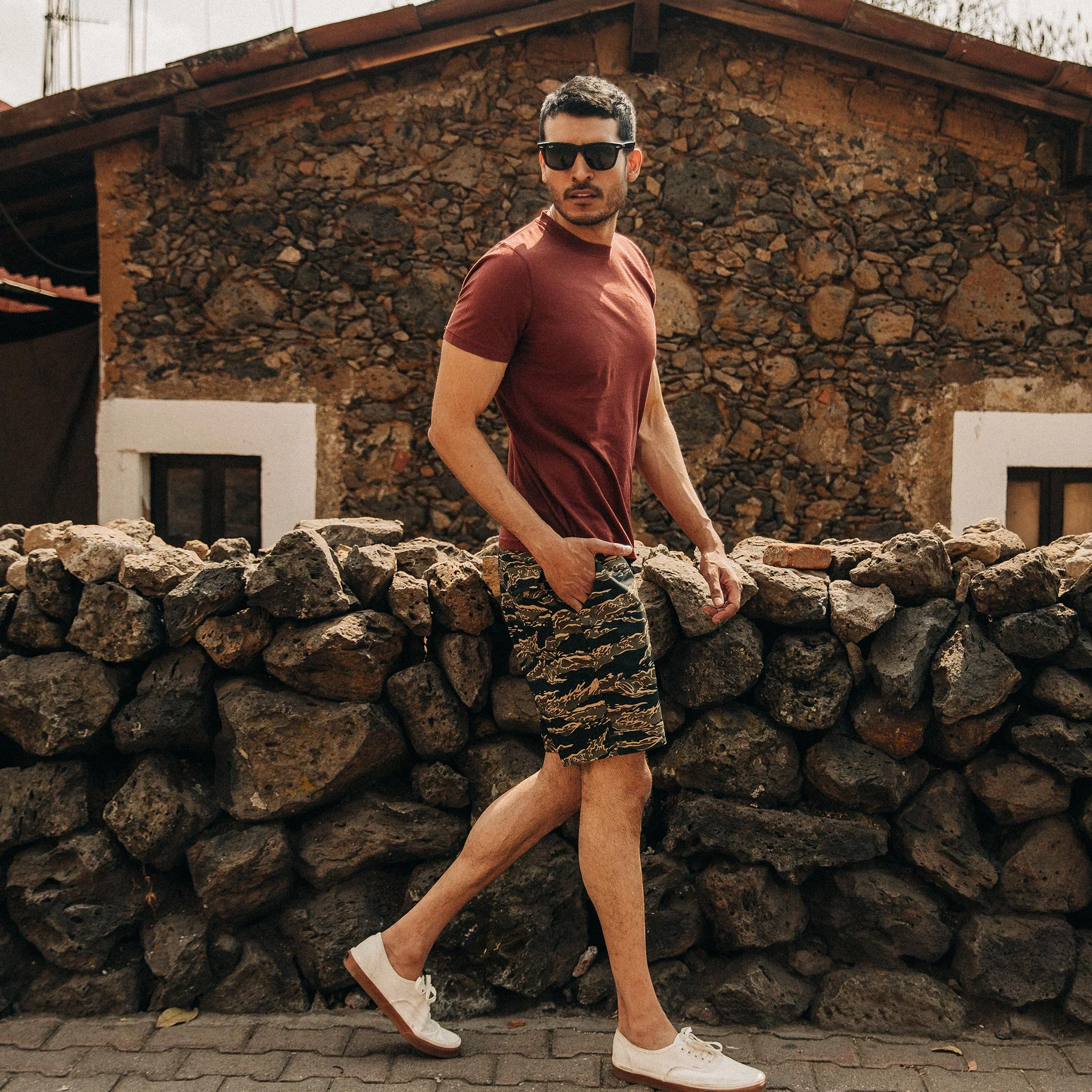 The Adventure Short in Tiger Camo - Image 4