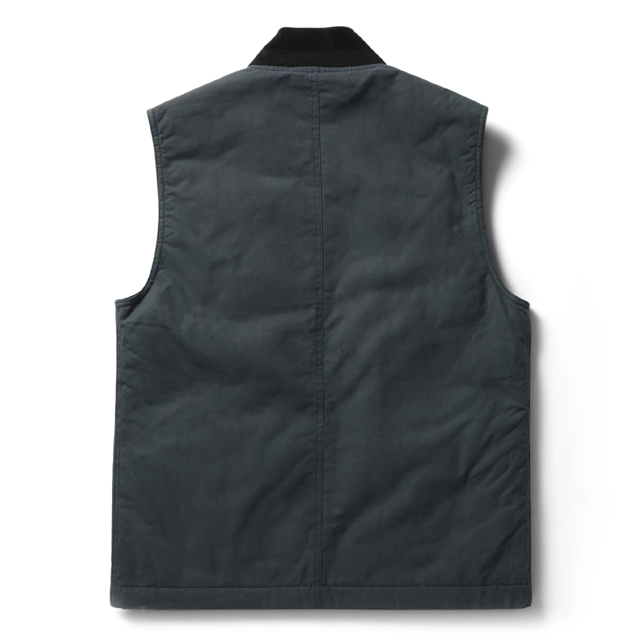 The Anchorage Vest in Charcoal Dry Wax - Image 7