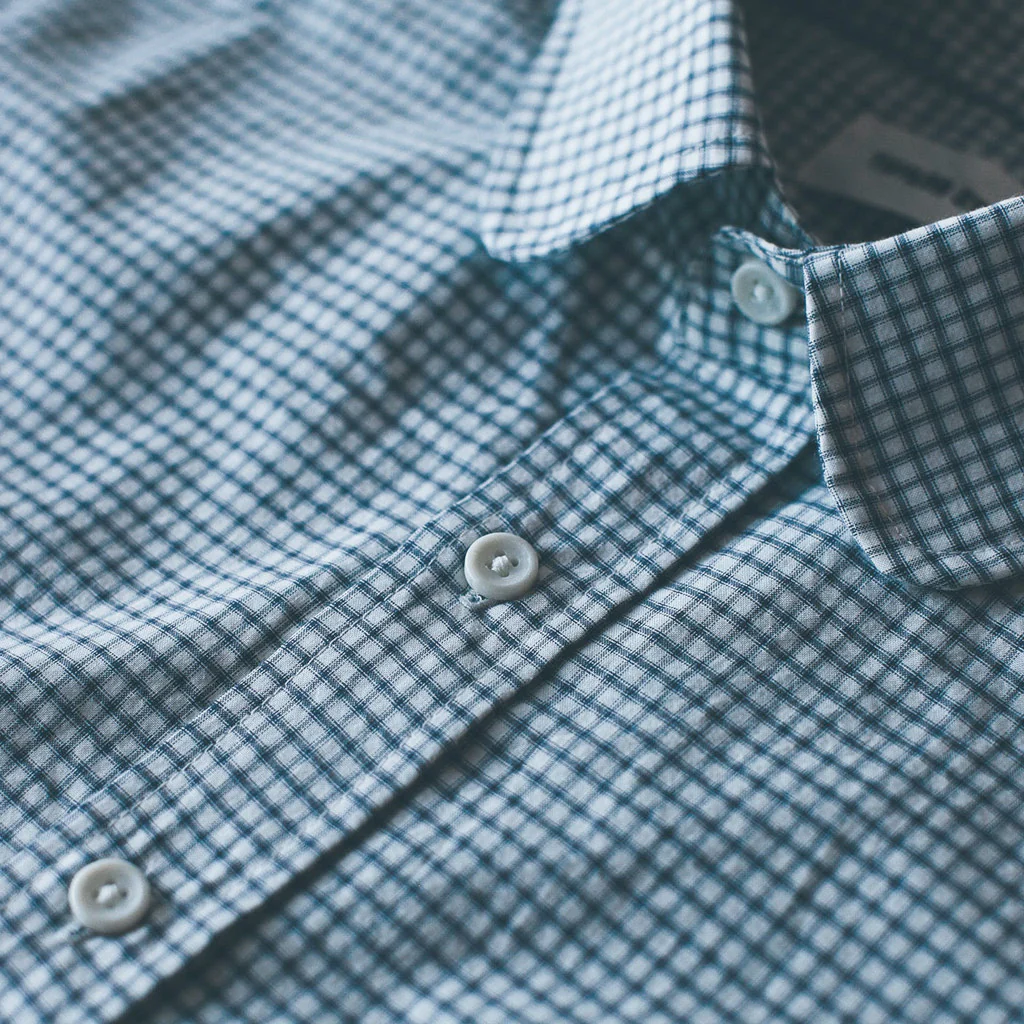 Antique Navy Check Club Collar - Image 6