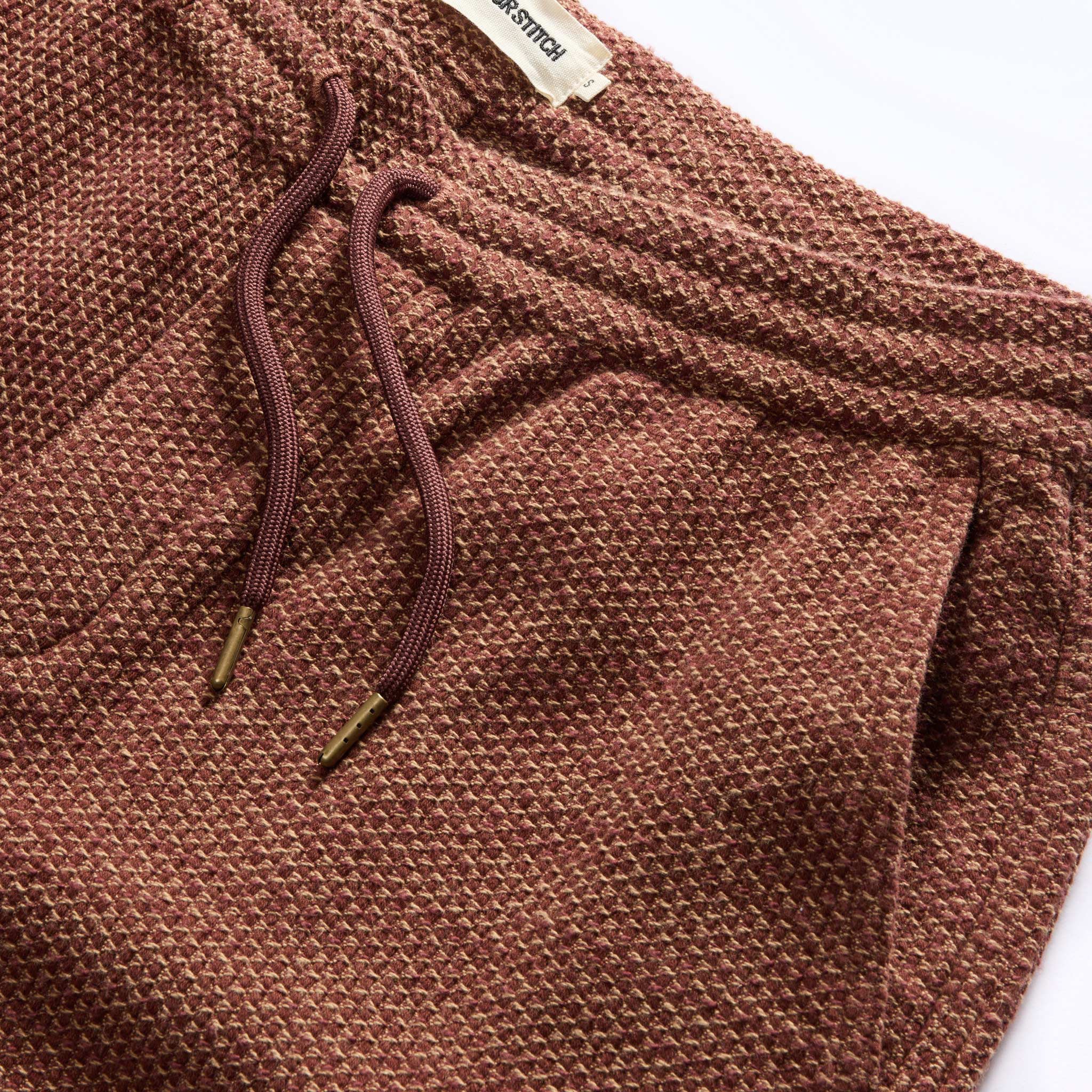The Apres Pant in Black Cherry Sashiko - Image 8