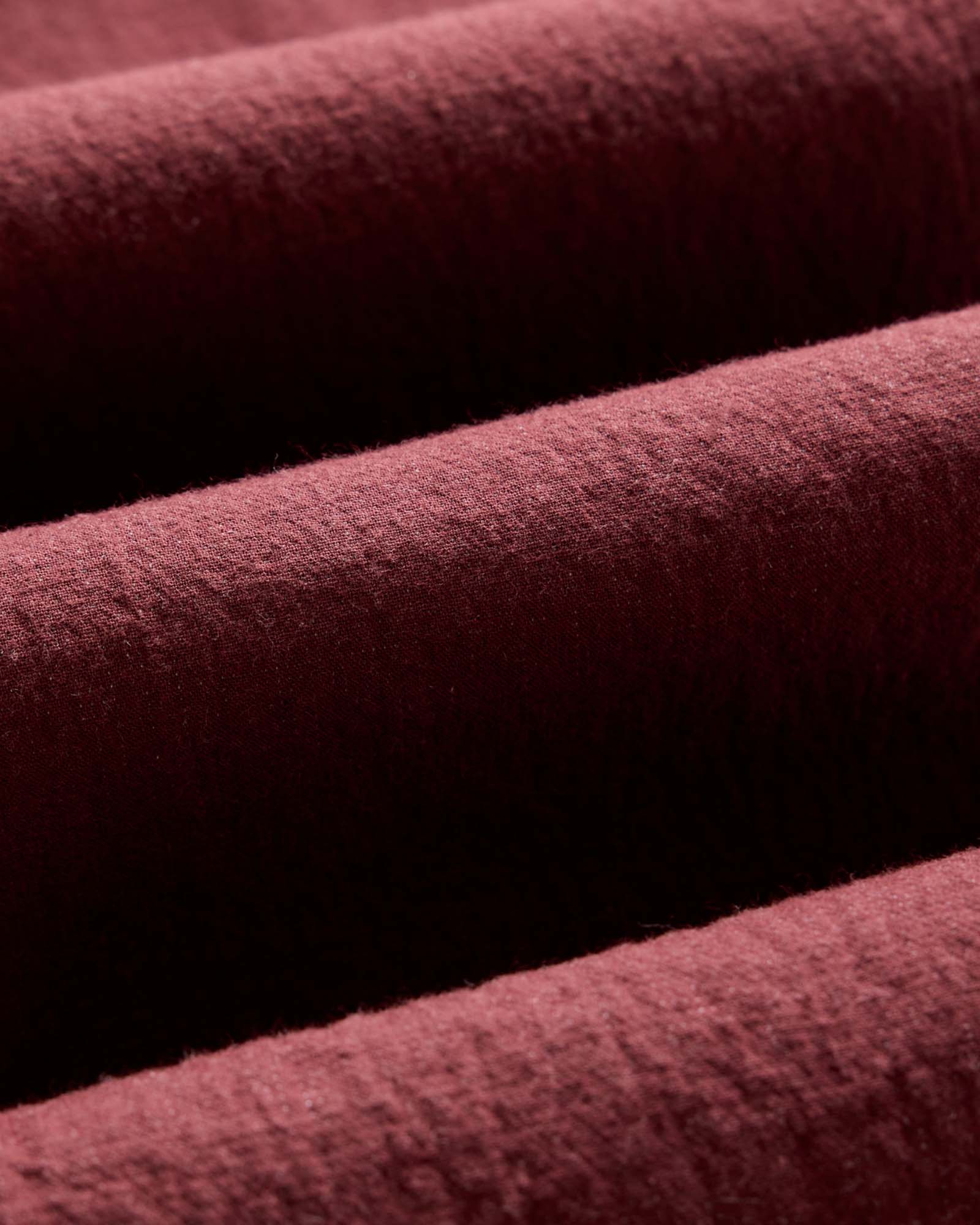 The Apres Pant in Burgundy Double Cloth - Image 10