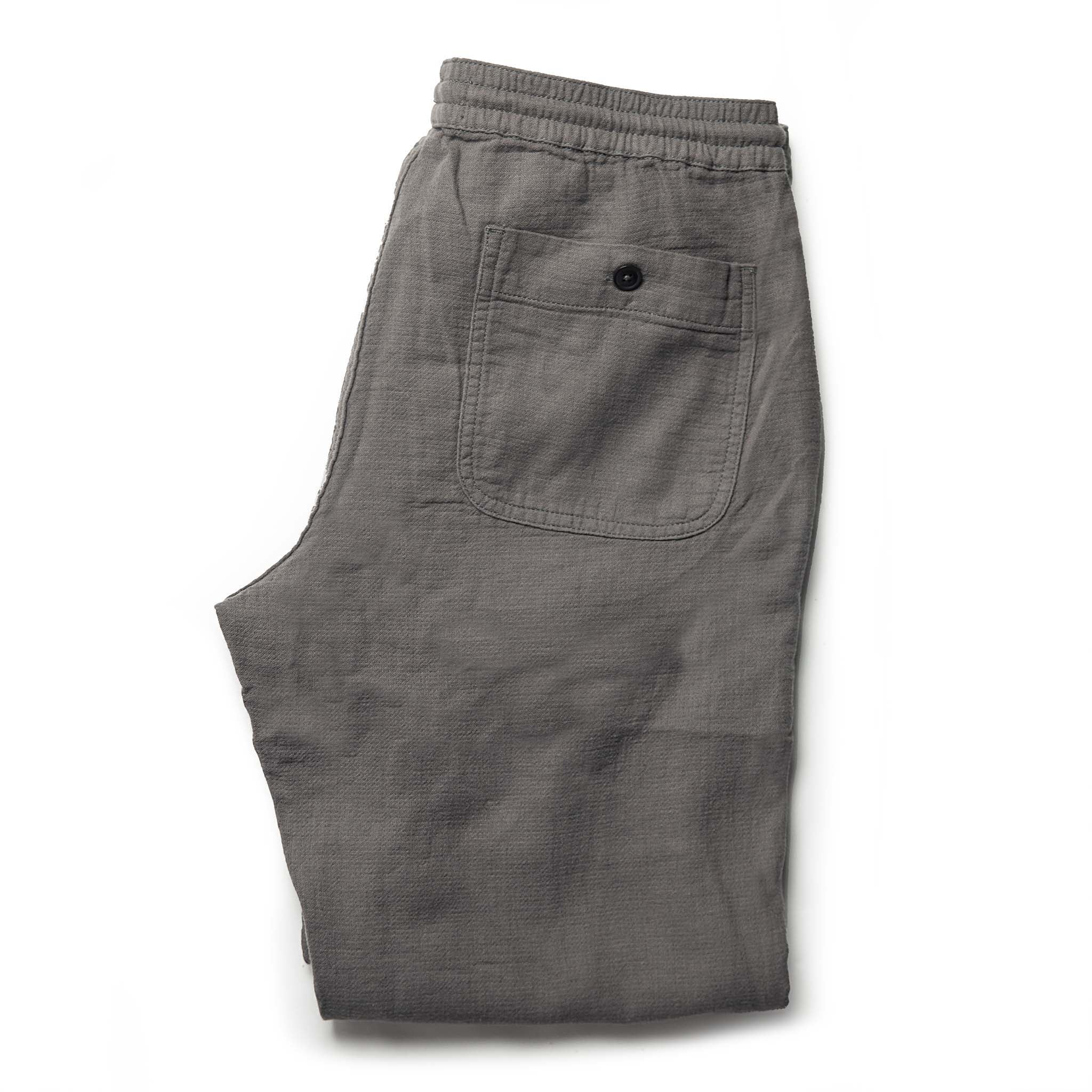 The Apres Pant in Charcoal Double Cloth ('21) - Image 9