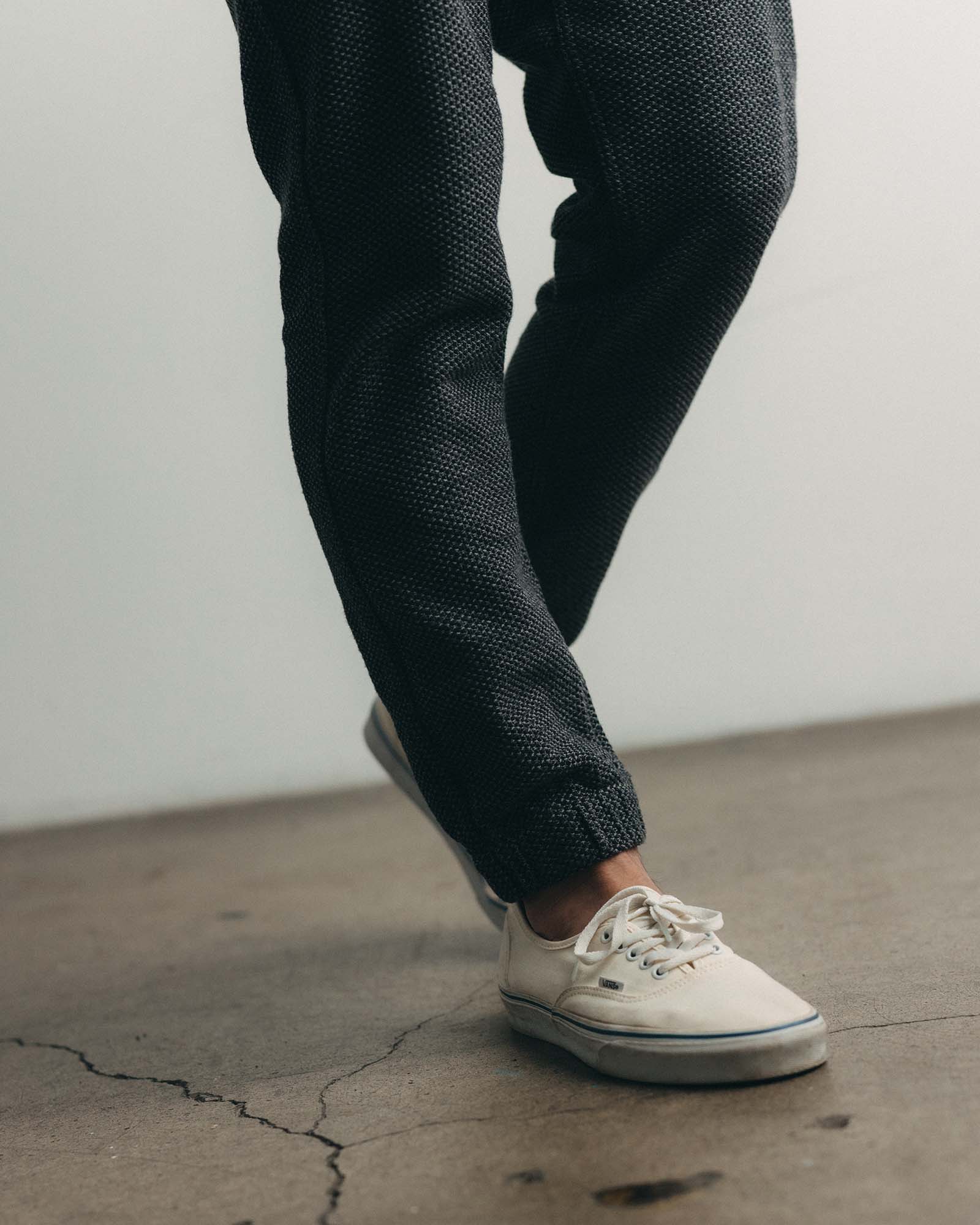 The Apres Pant in Charcoal Sashiko - Image 3