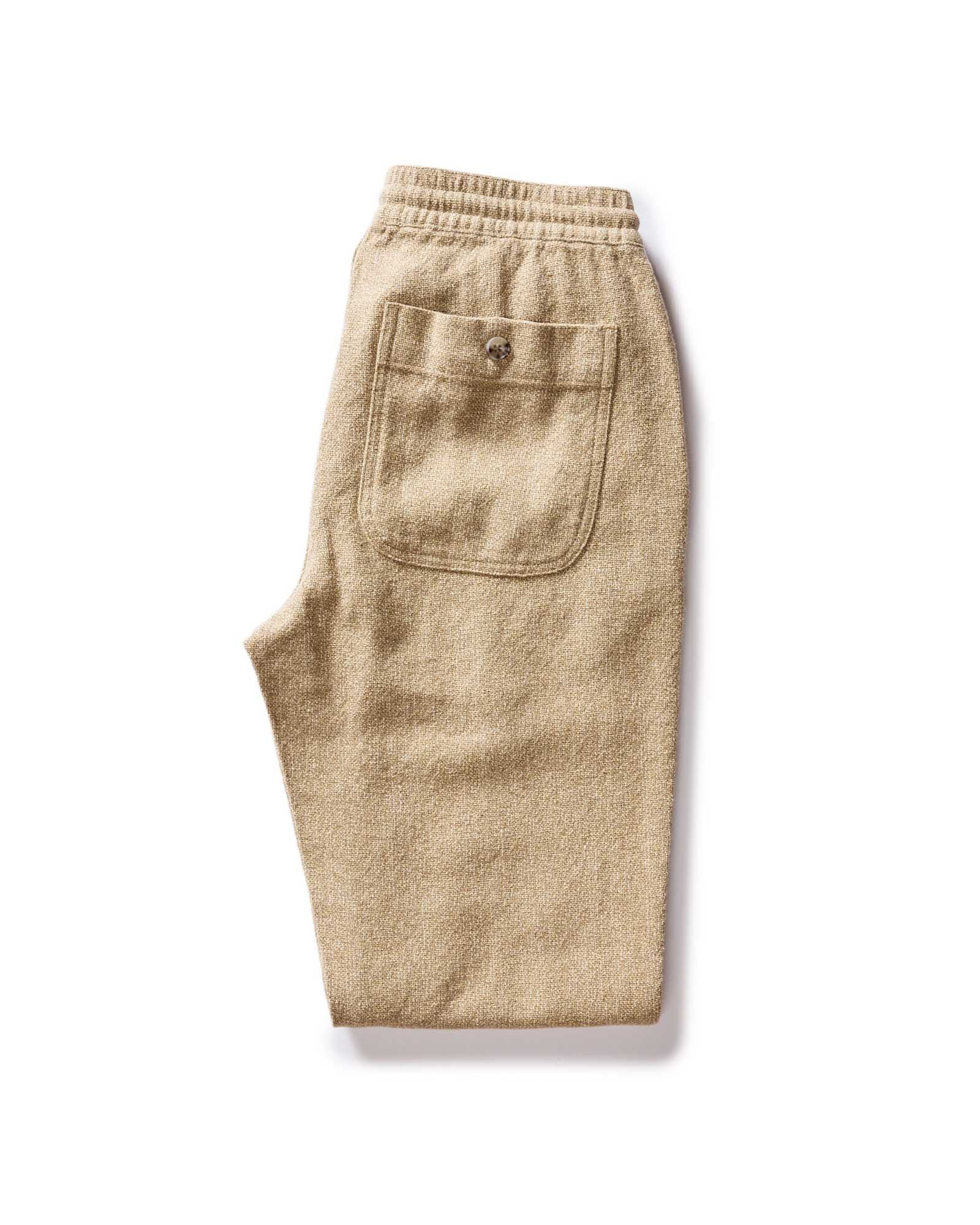 The Apres Pant in Oat Linen Tweed - Image 6