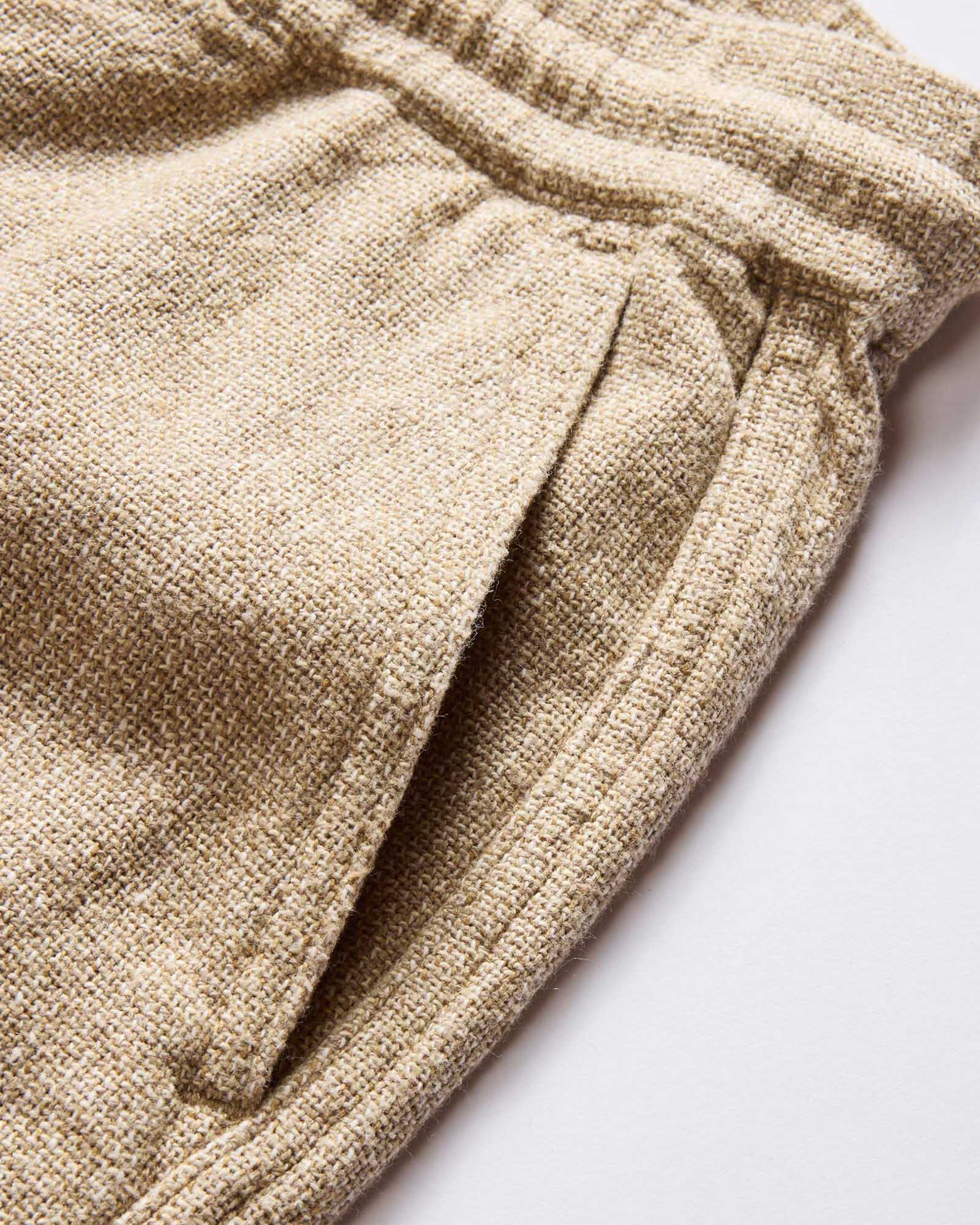 The Apres Pant in Oat Linen Tweed - Image 8