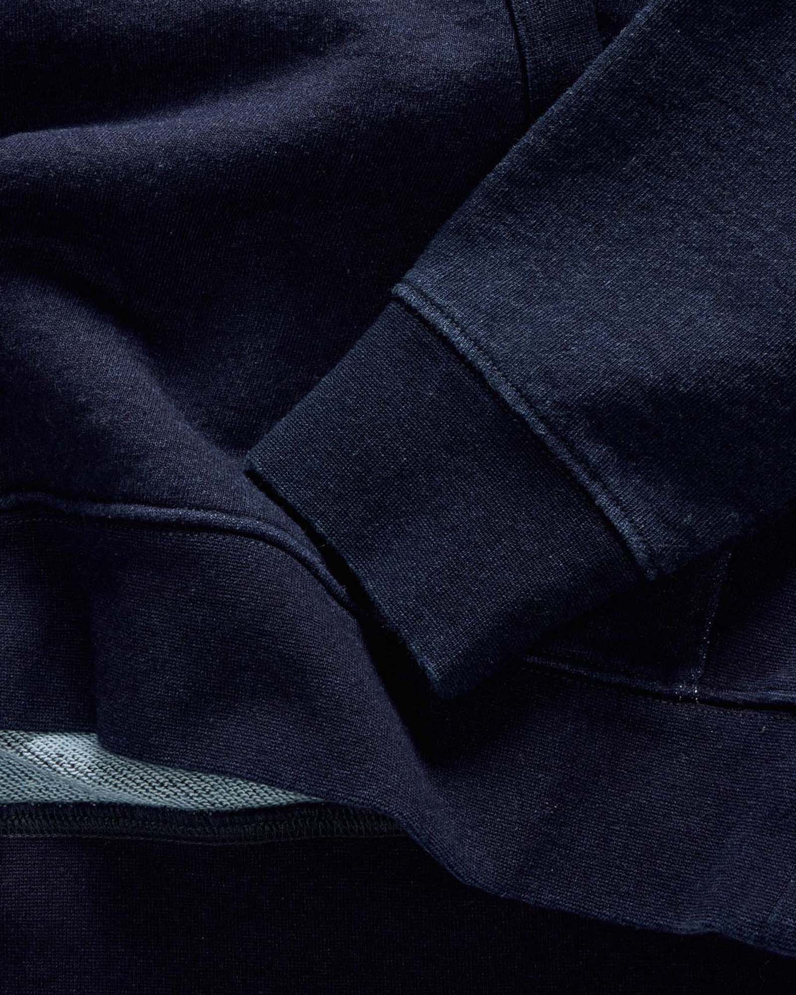 The Apres Quarter Zip in Rinsed Indigo Terry - Image 6