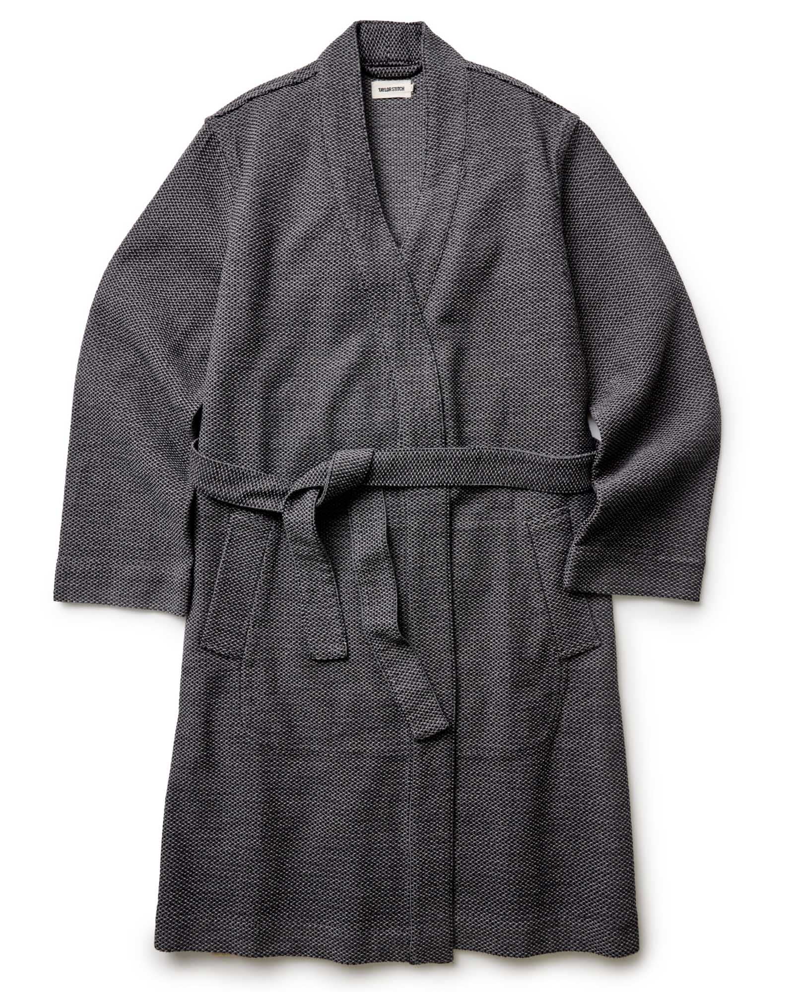 The Apres Robe in Charcoal Sashiko - Image 10