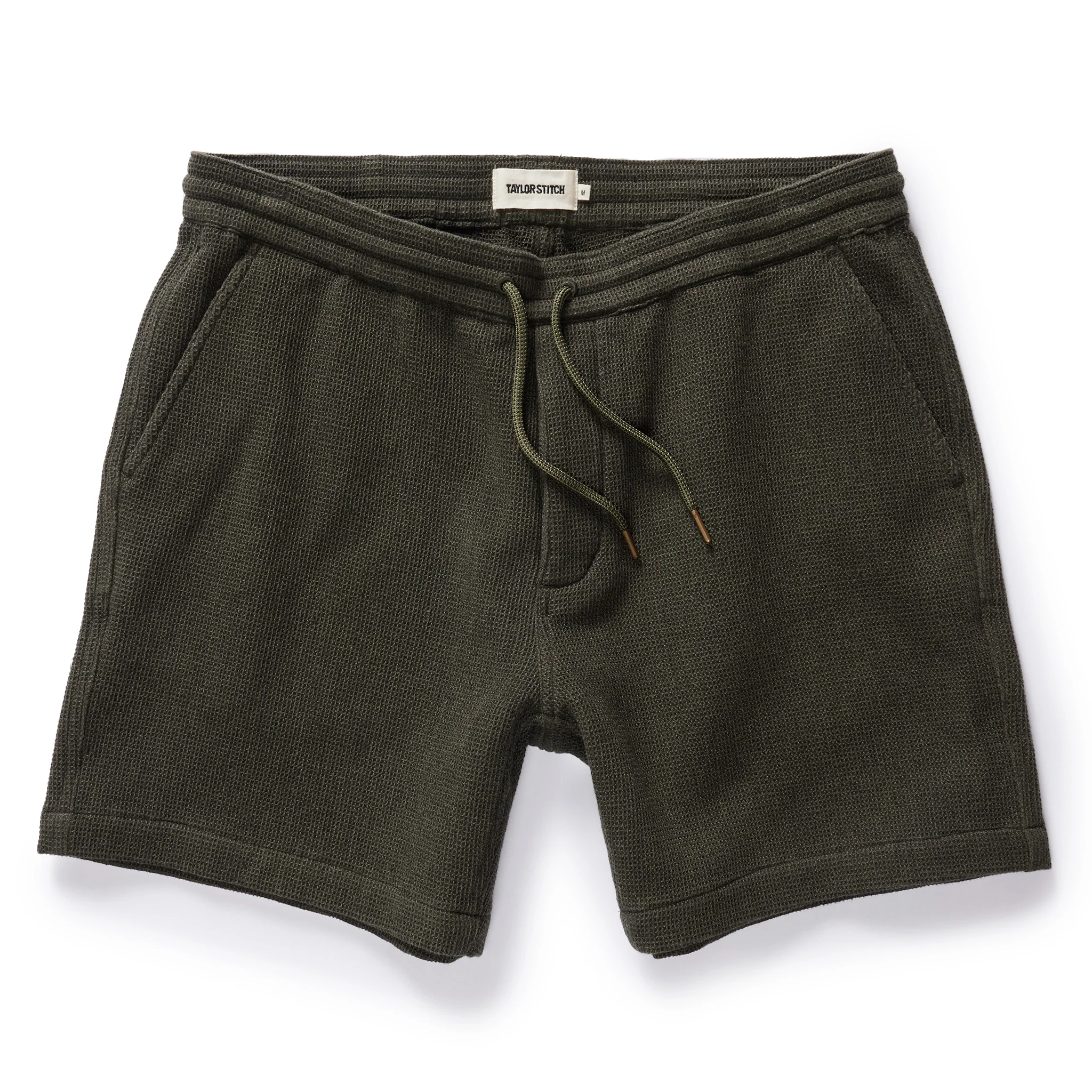The Apres Short in Army Waffle
