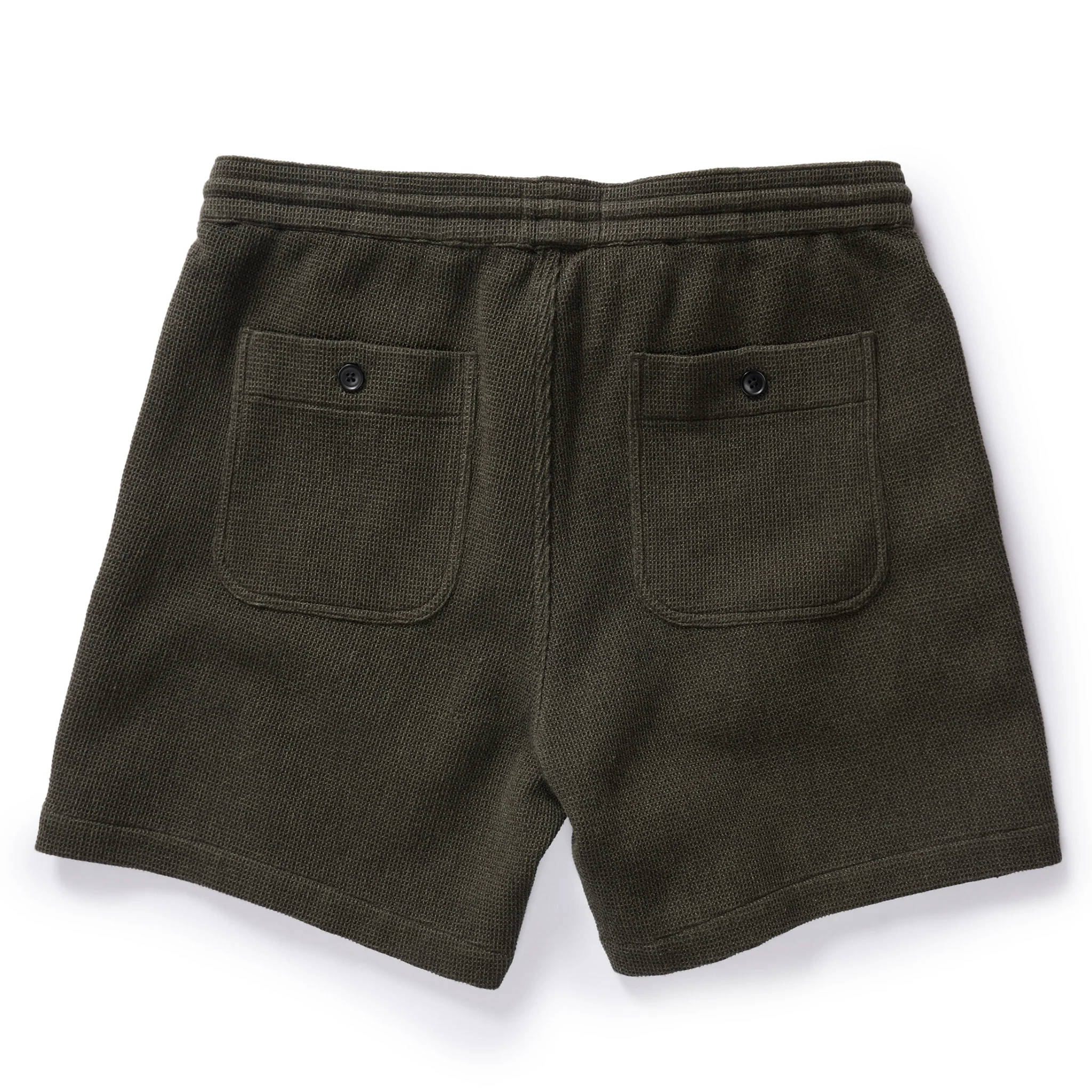 The Apres Short in Army Waffle - Image 5