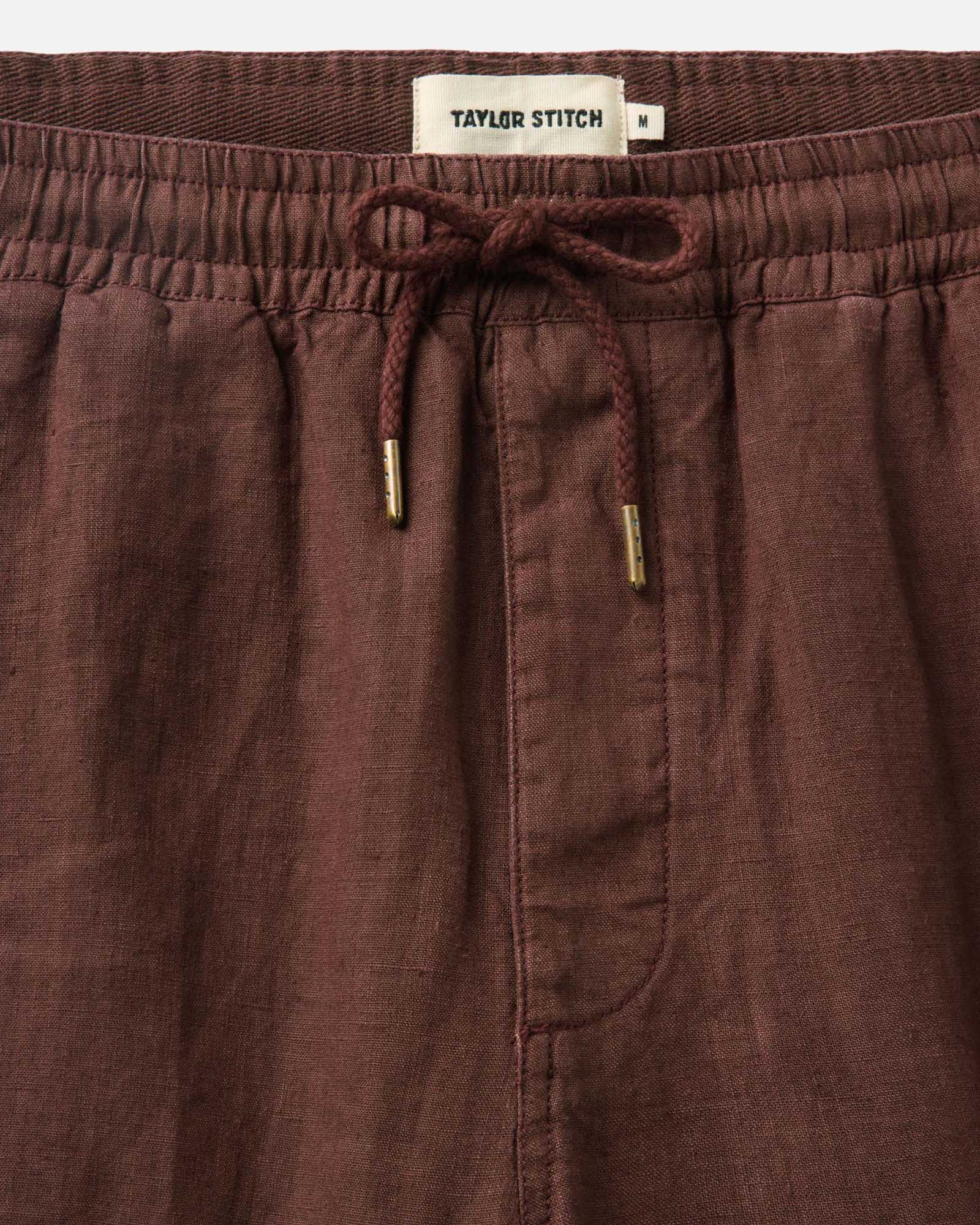 The Apres Short in Burgundy Hemp - Image 5