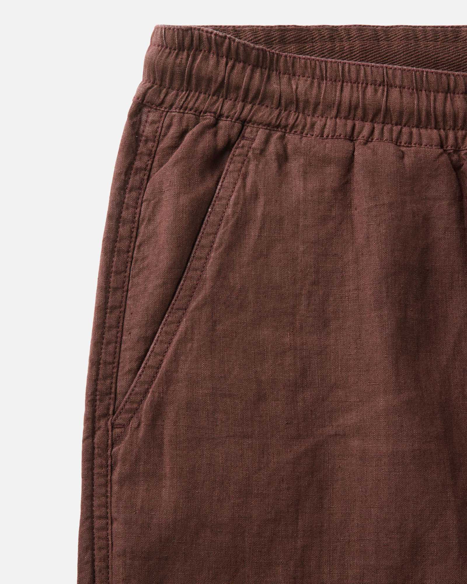 The Apres Short in Burgundy Hemp - Image 6