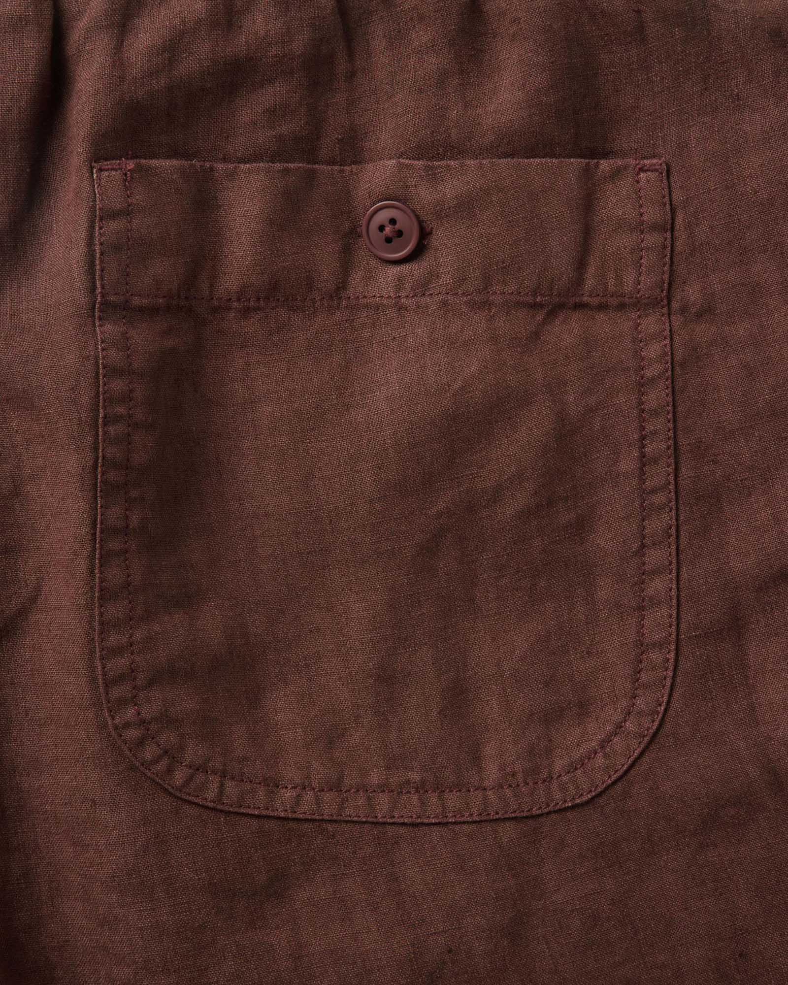 The Apres Short in Burgundy Hemp - Image 8