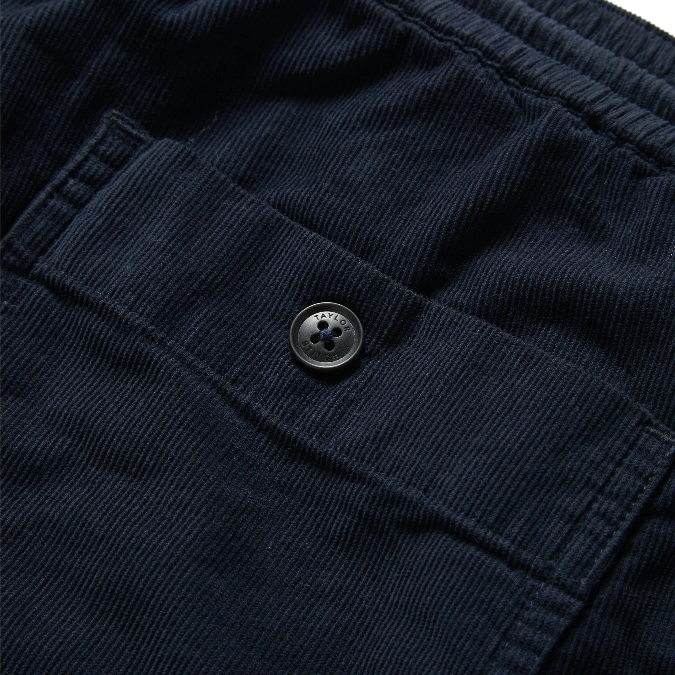 The Apres Short in Dark Navy Pinwale - Image 6