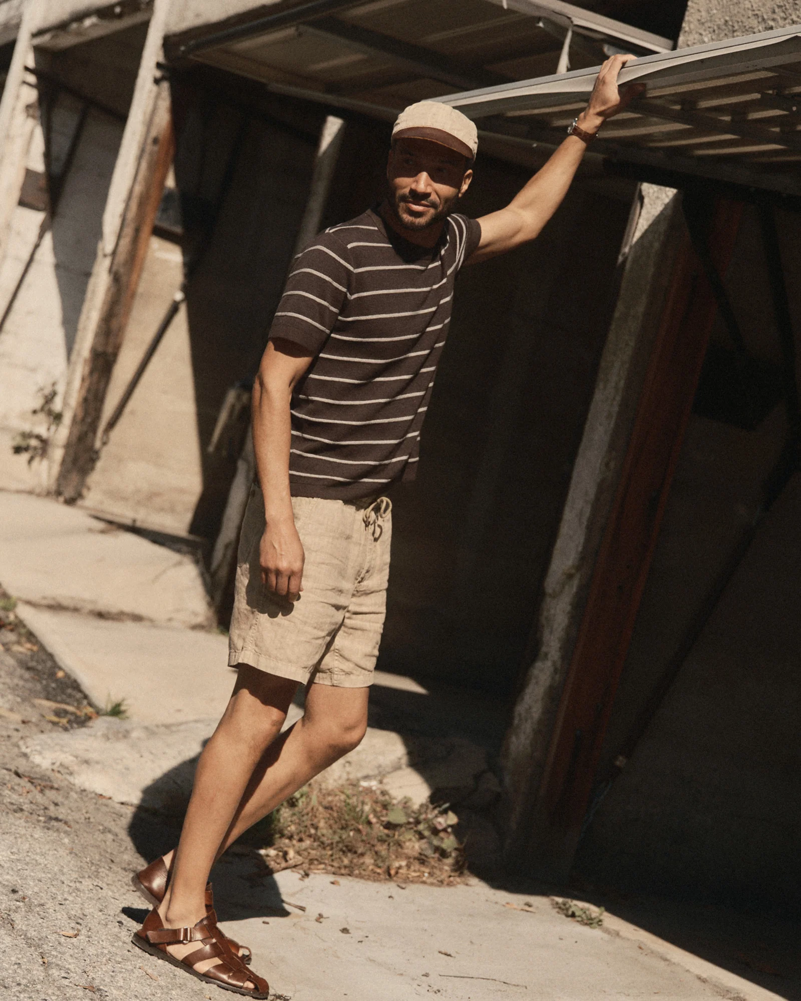 The Apres Short in Field Khaki Hemp - Image 3