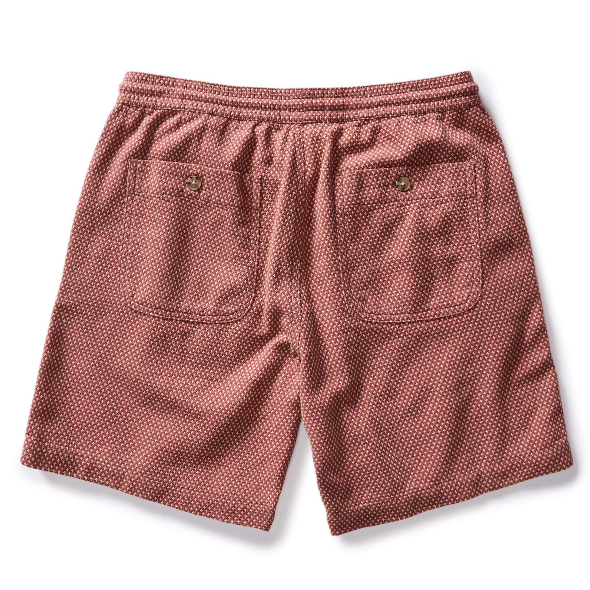 The Apres Short in Fired Brick Dobby - Image 5