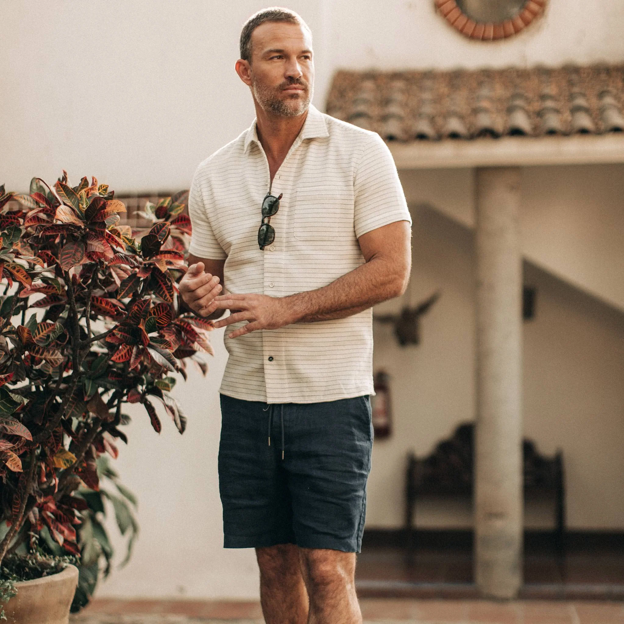 The Apres Short in Navy Hemp - Image 2
