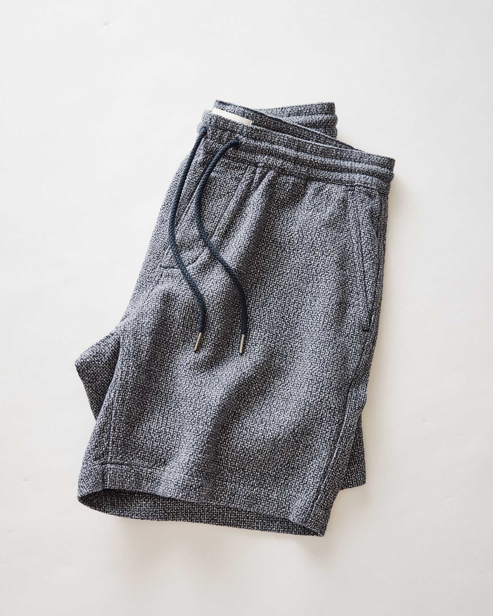 The Apres Short in Navy Linen Tweed - Image 4