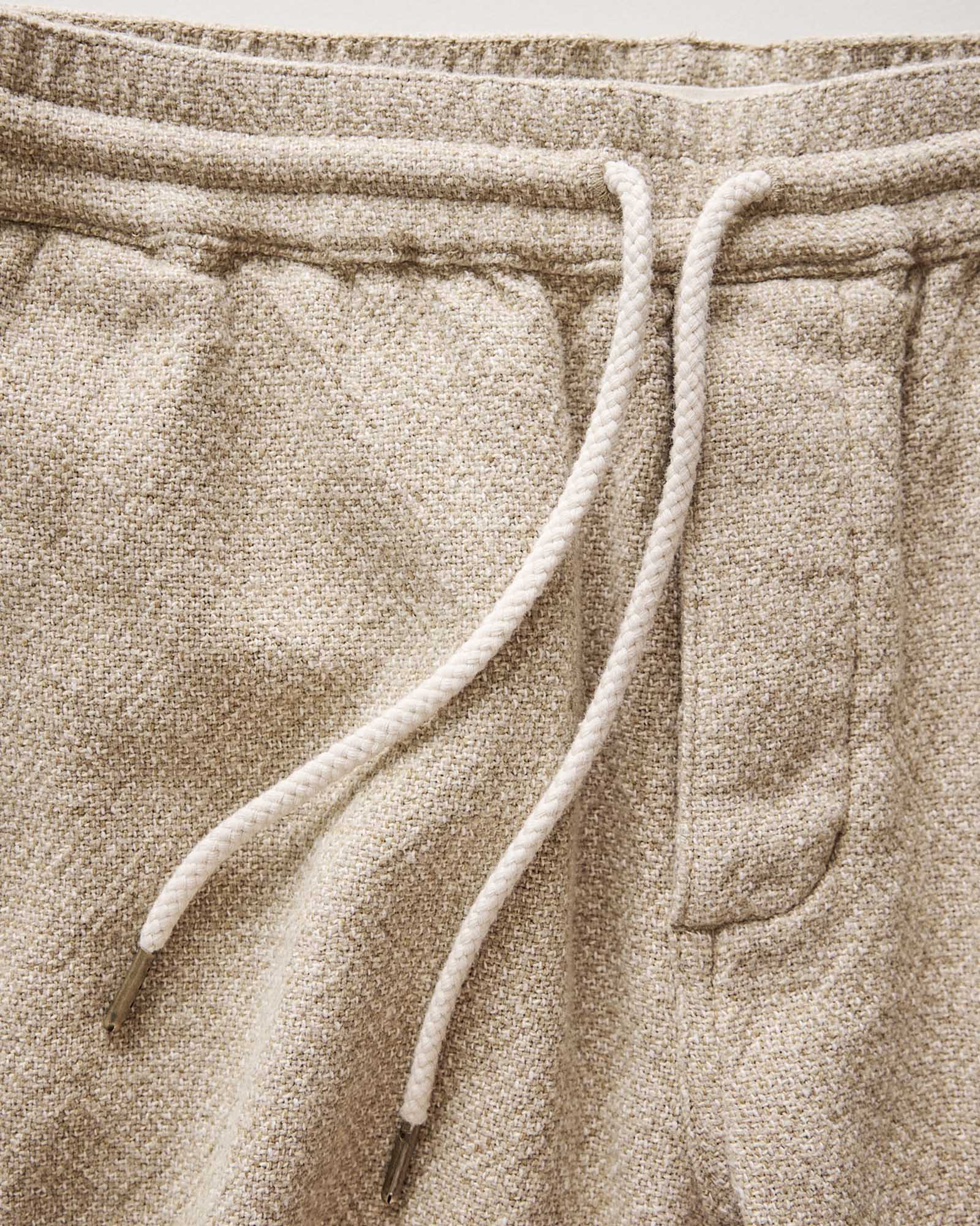 The Apres Short in Oat Linen Tweed - Image 4
