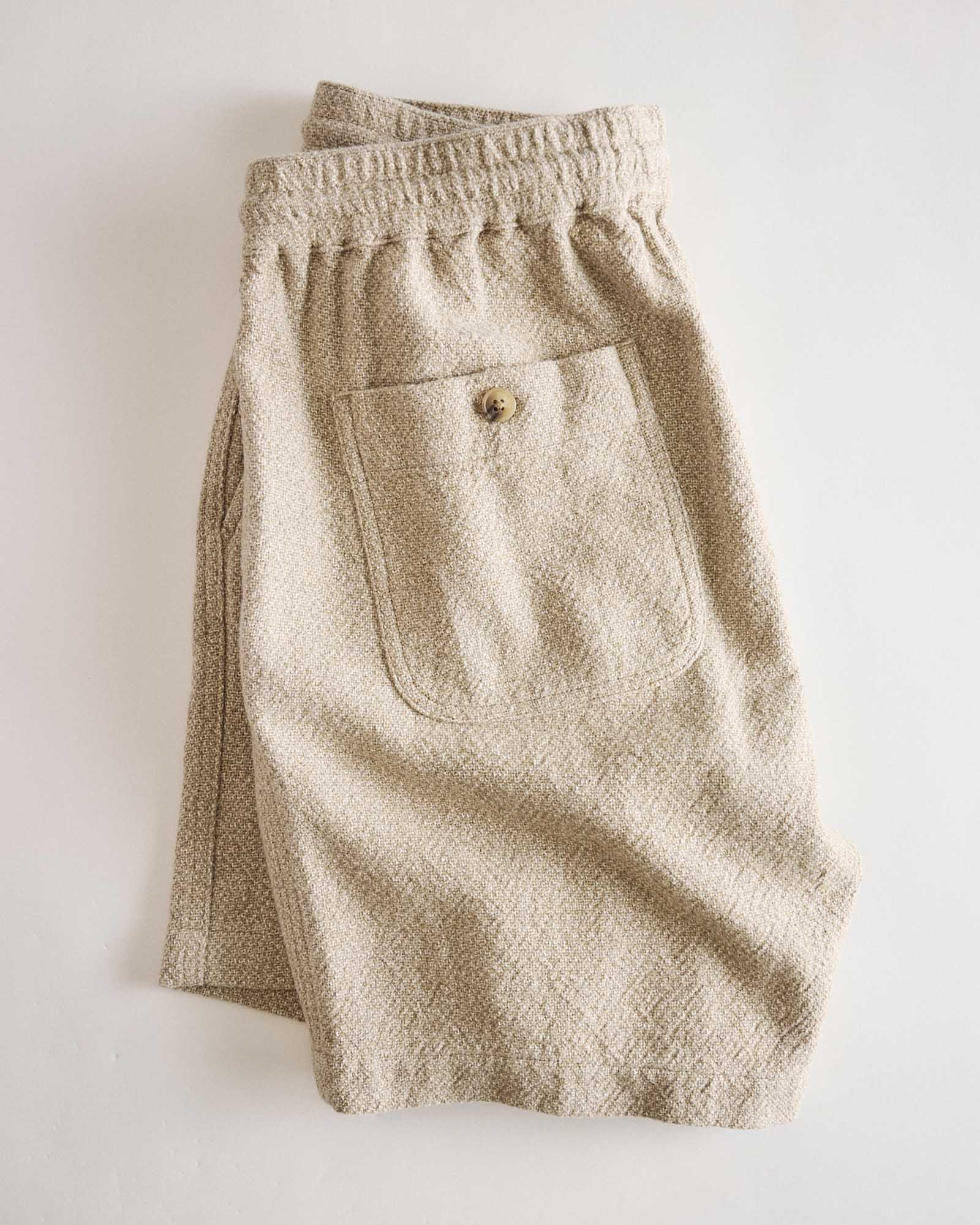 The Apres Short in Oat Linen Tweed - Image 5
