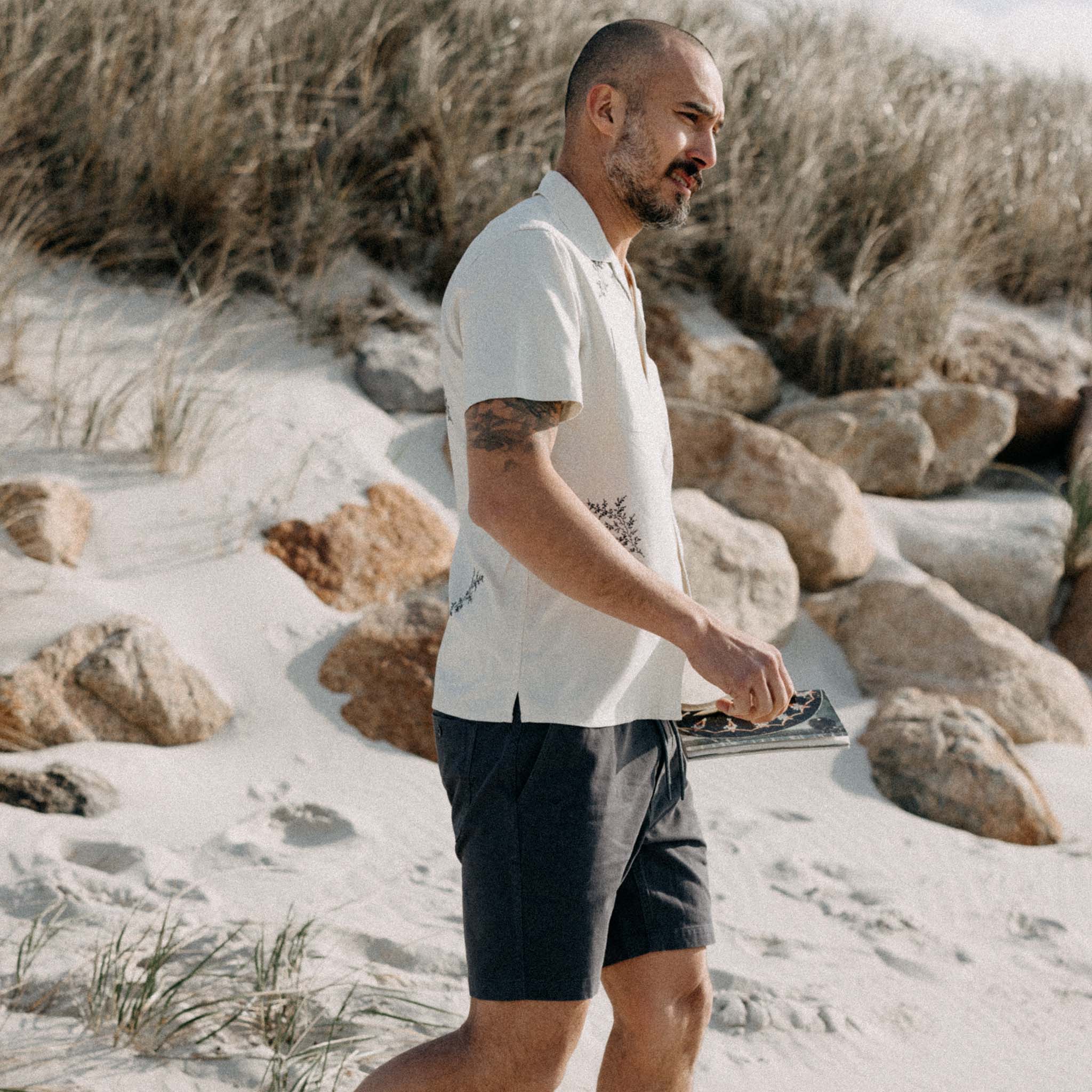 The Apres Short in Organic Dark Blue Foundation Twill - Image 4