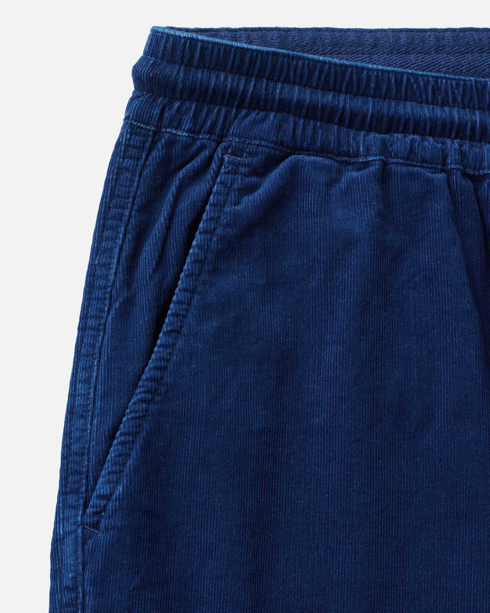 The Apres Short in Rinsed Indigo Pincord - Image 6