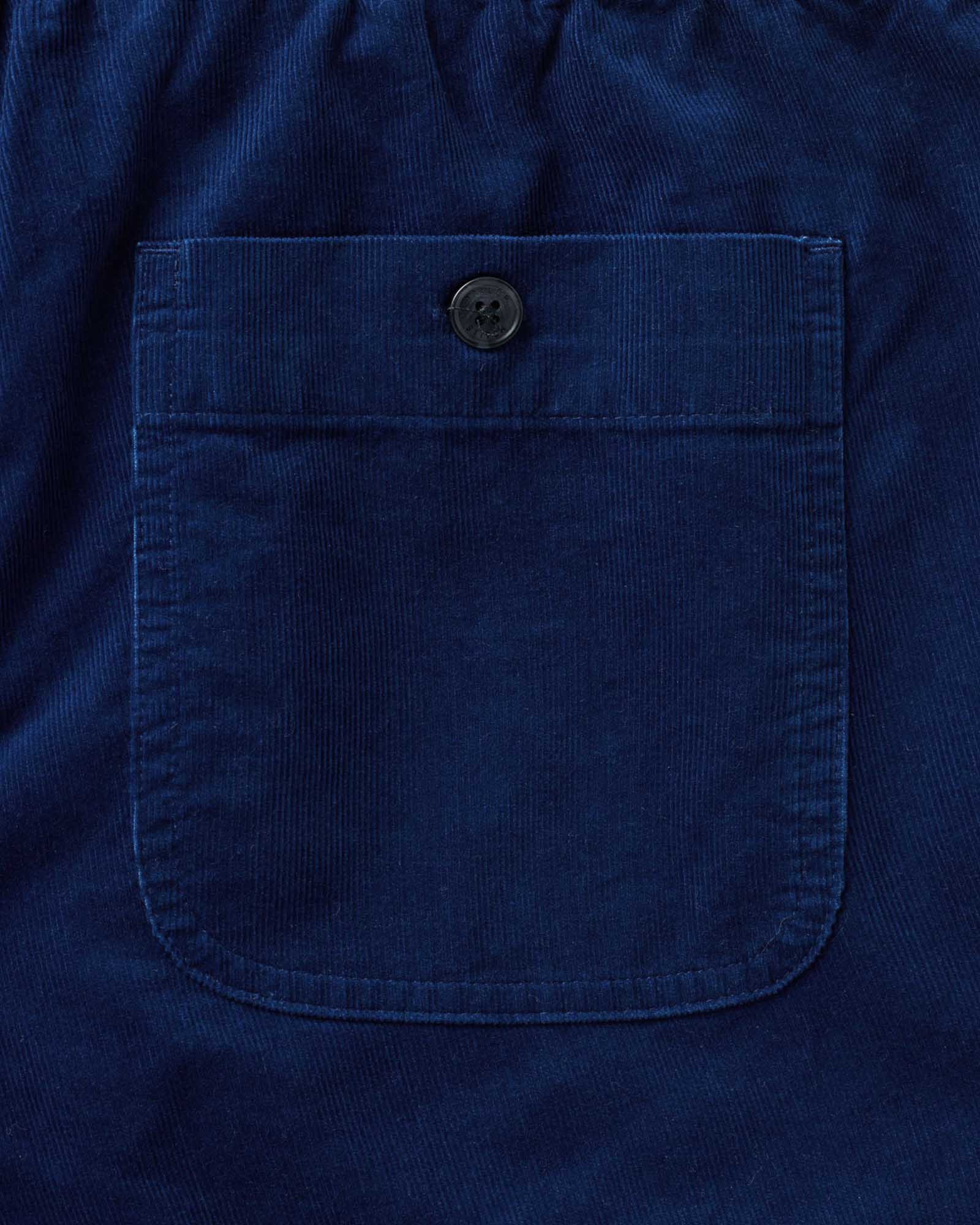 The Apres Short in Rinsed Indigo Pincord - Image 8