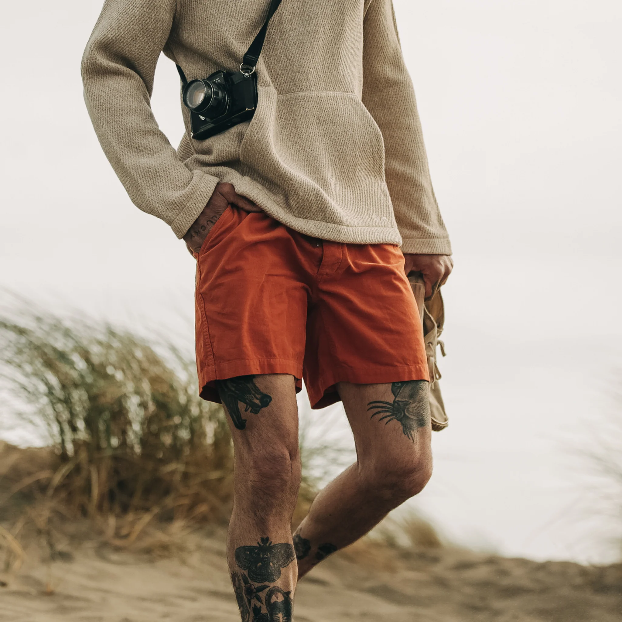 The Apres Short in Rust Pinwale - Image 2