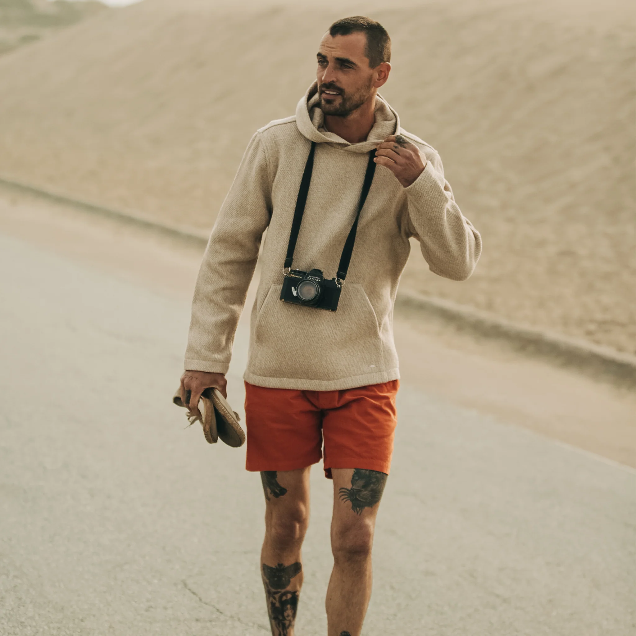 The Apres Short in Rust Pinwale - Image 3