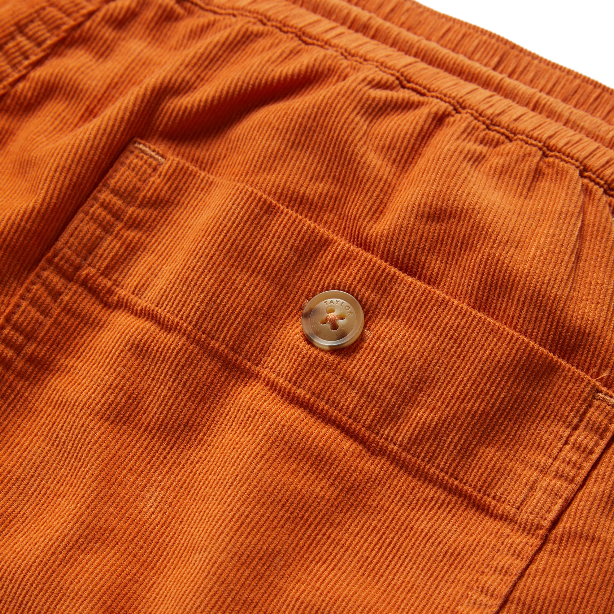 The Apres Short in Rust Pinwale - Image 6
