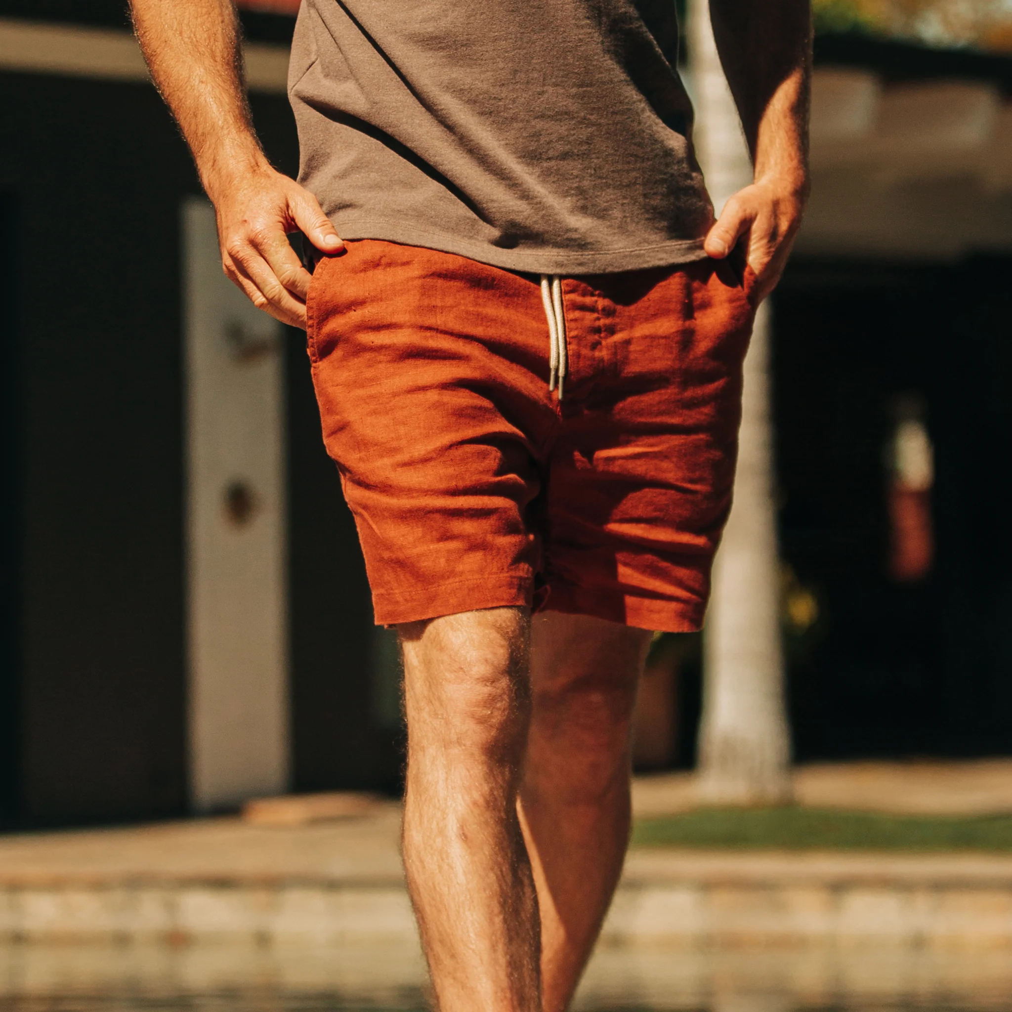 The Apres Short in Sienna Hemp - Image 2
