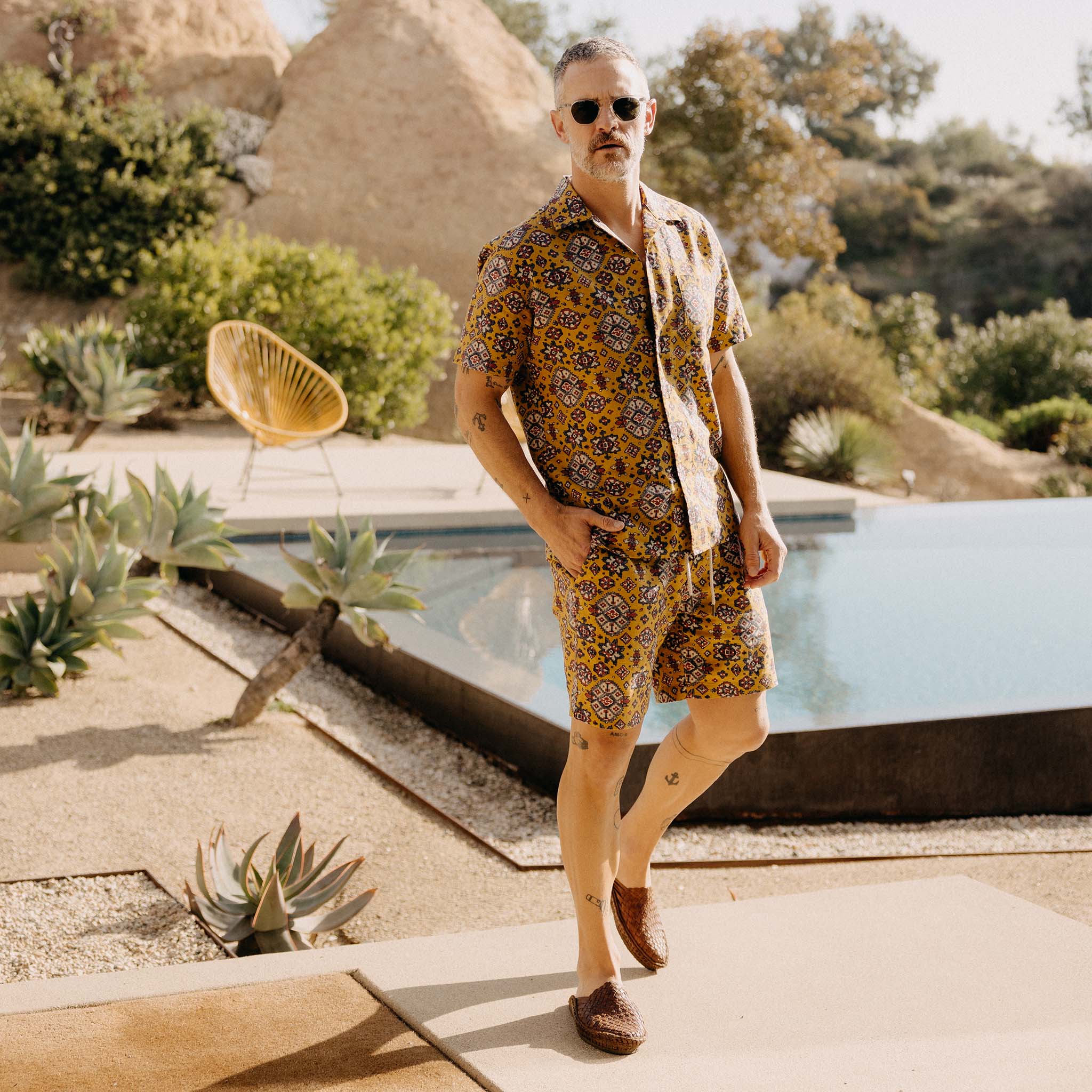 The Apres Short in Tarnished Gold - Image 2
