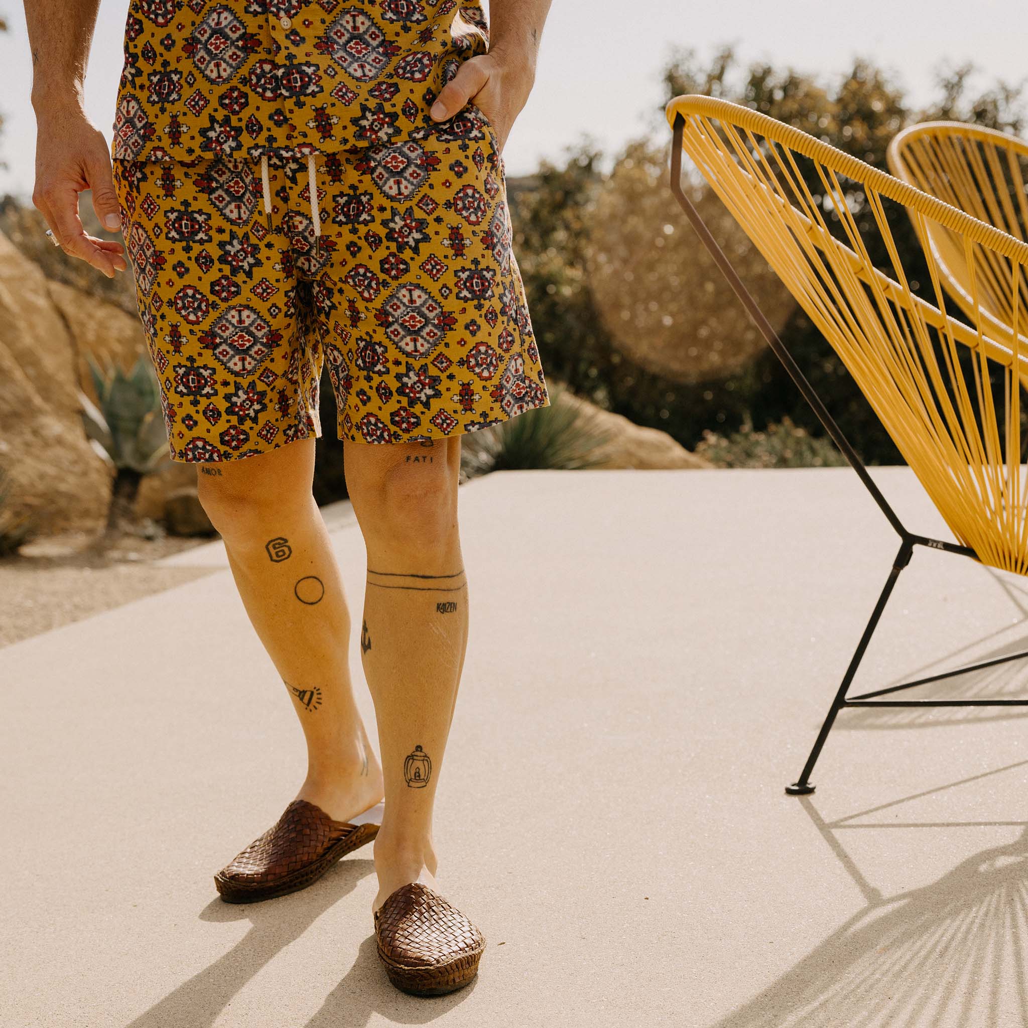 The Apres Short in Tarnished Gold - Image 3