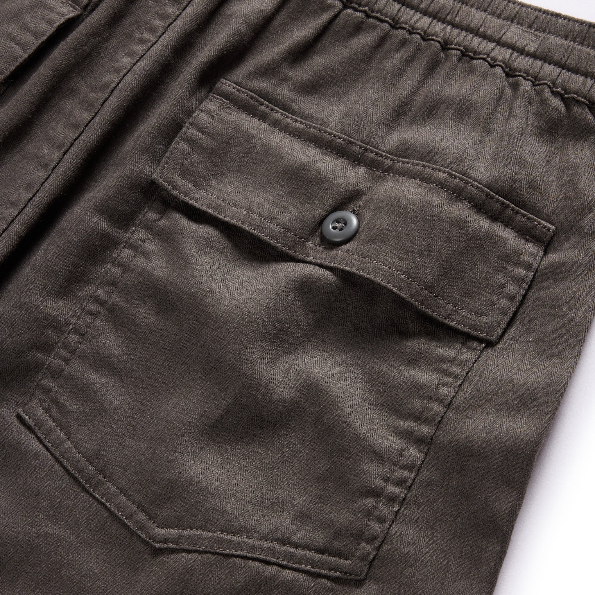 The Apres Trail Short in Granite Double Cloth - Image 6