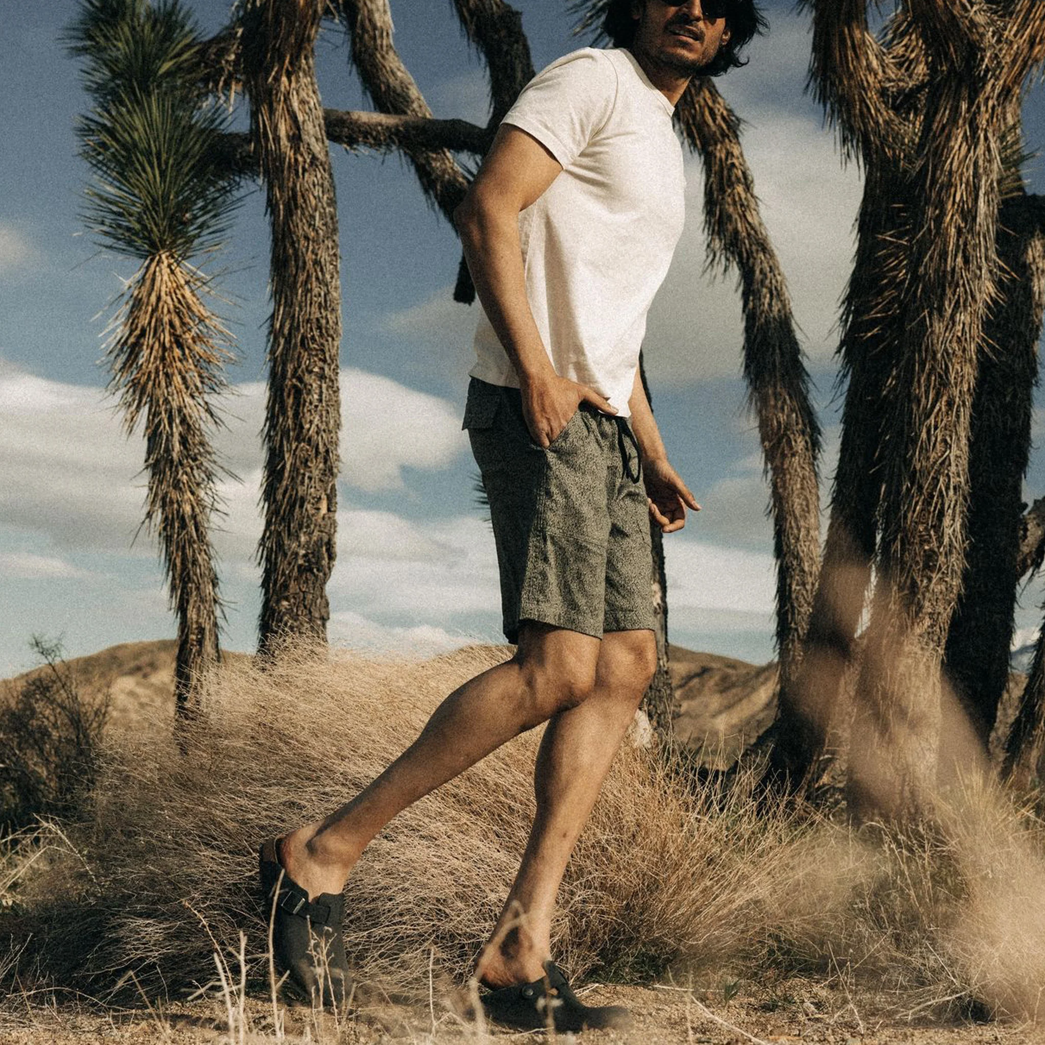 The Apres Trail Short in Static Camo Double Cloth - Image 4