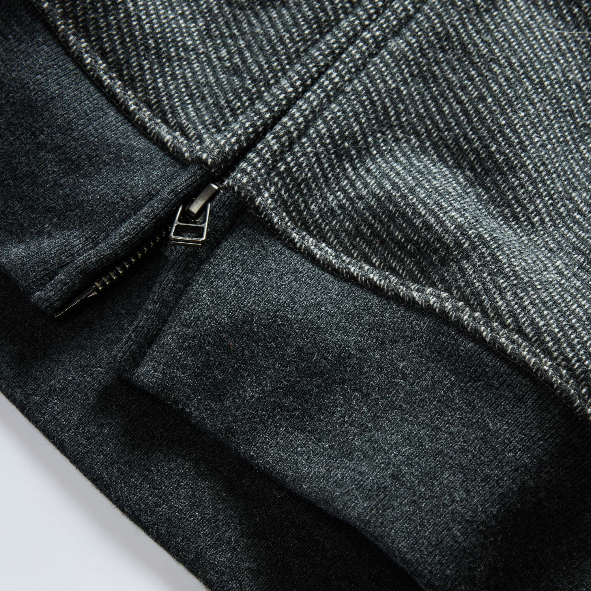 The Apres Zip Hoodie in Graphite French Terry Twill - Image 9