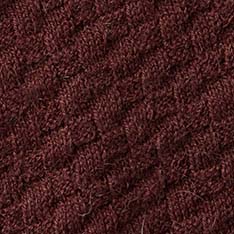 The Arlo Sweater Polo in Burgundy Texture Knit - Image 7