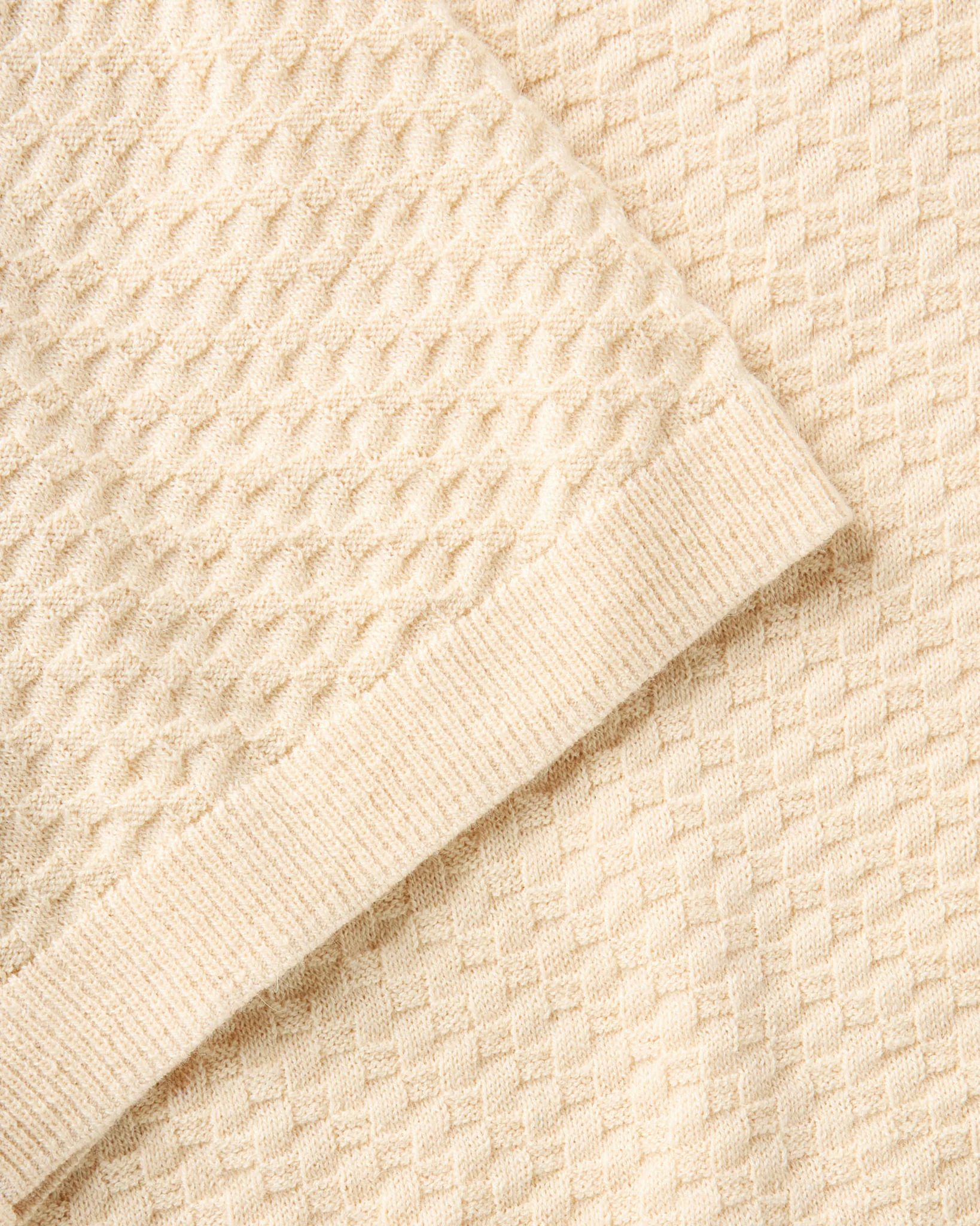 The Arlo Sweater Polo in Oat Texture Knit - Image 5